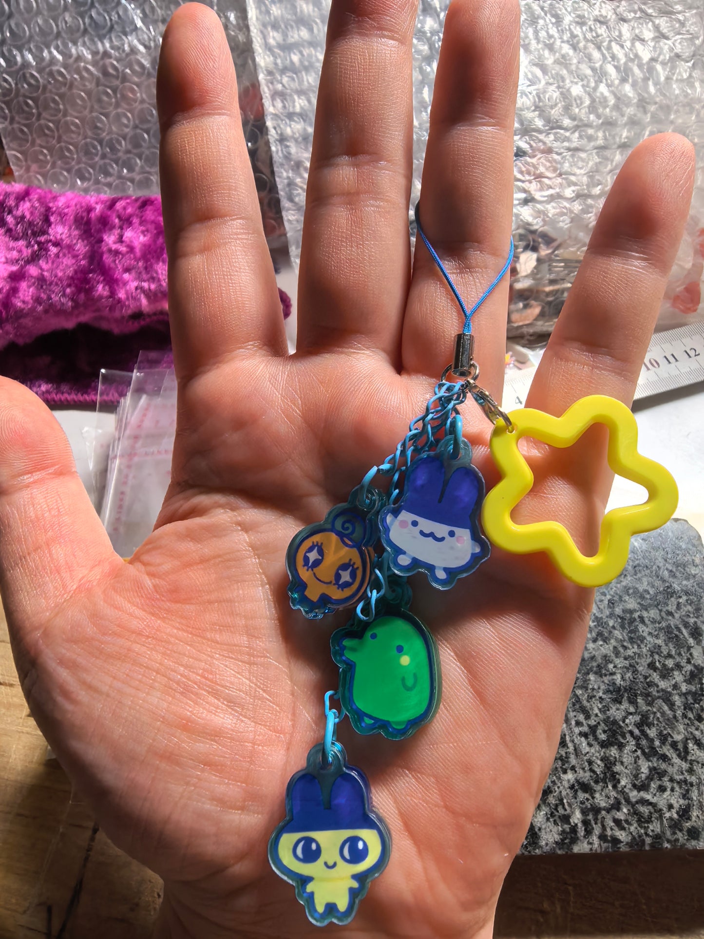 Tamagotchi Phone charms