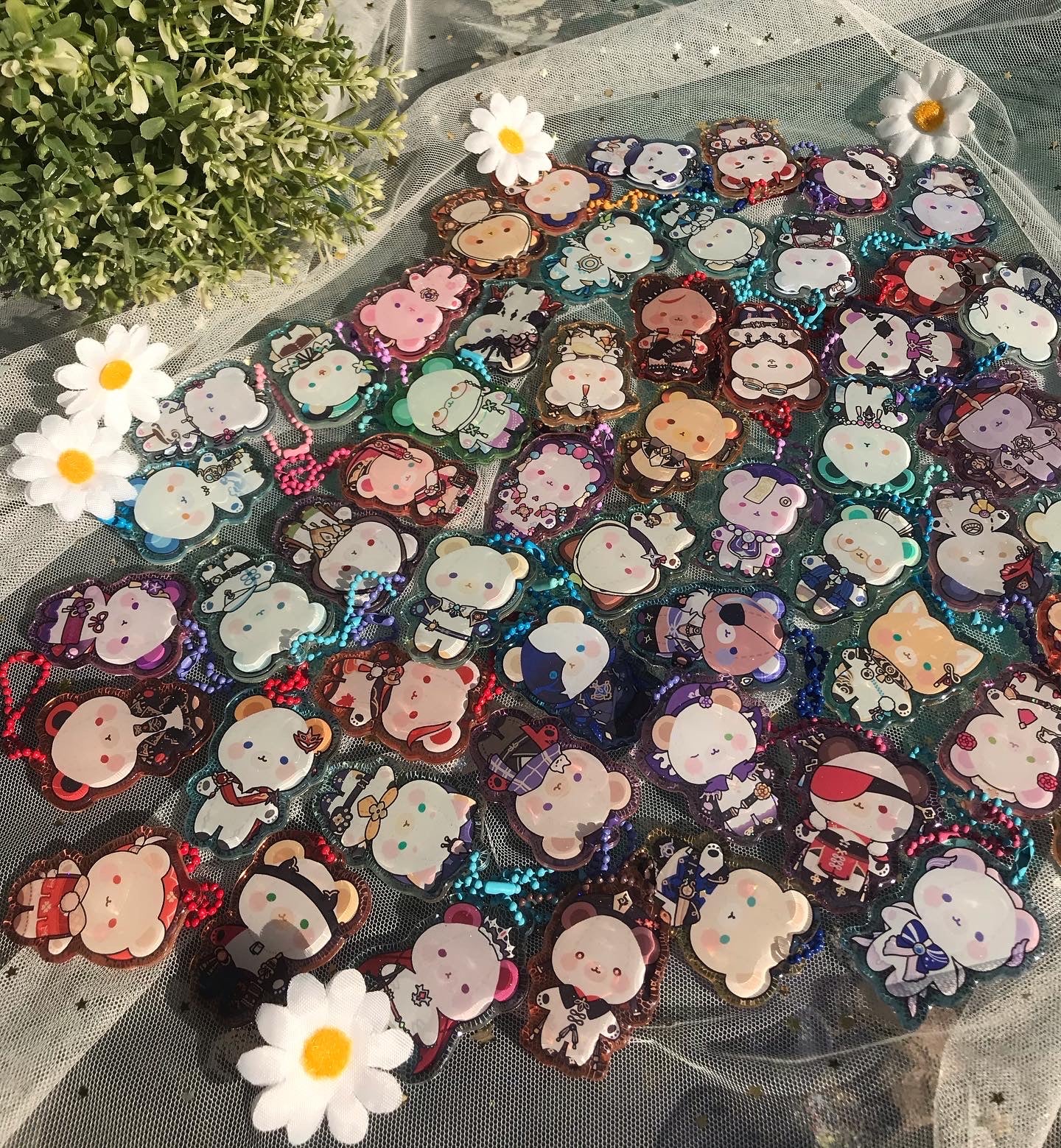 Bears of Teyvat, Genshin Impact Bears Acrylic Charms