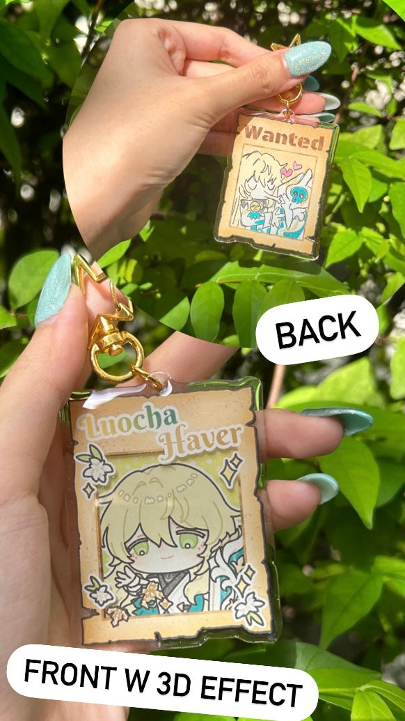 H:SR Wanted Posters 3D Layered Keychains