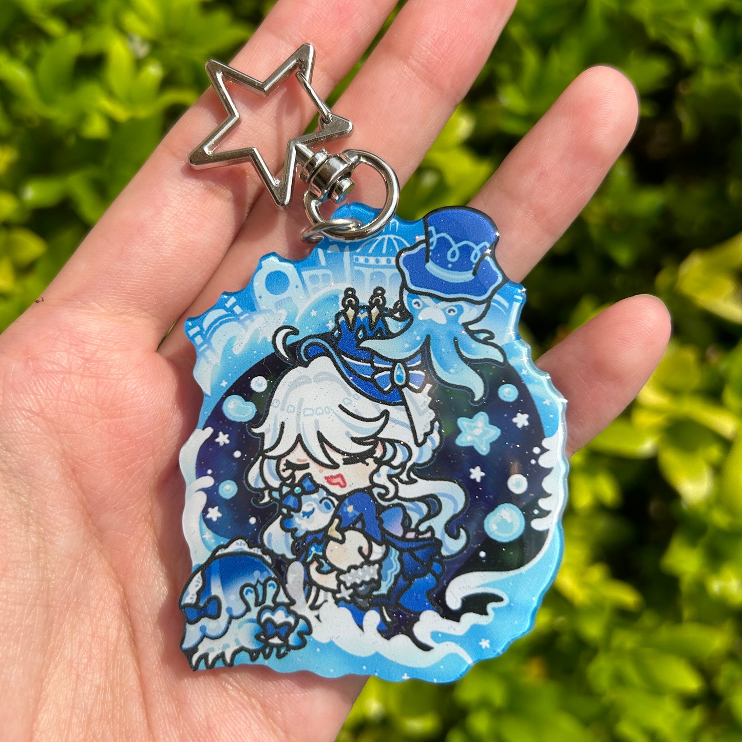 Genshin Sleepy Babies Acrylic Keychains