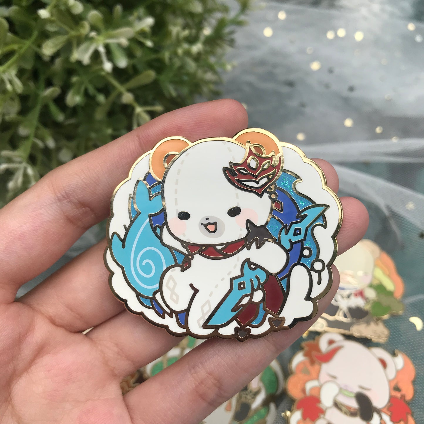 Bears of Teyvat Enamel Pin