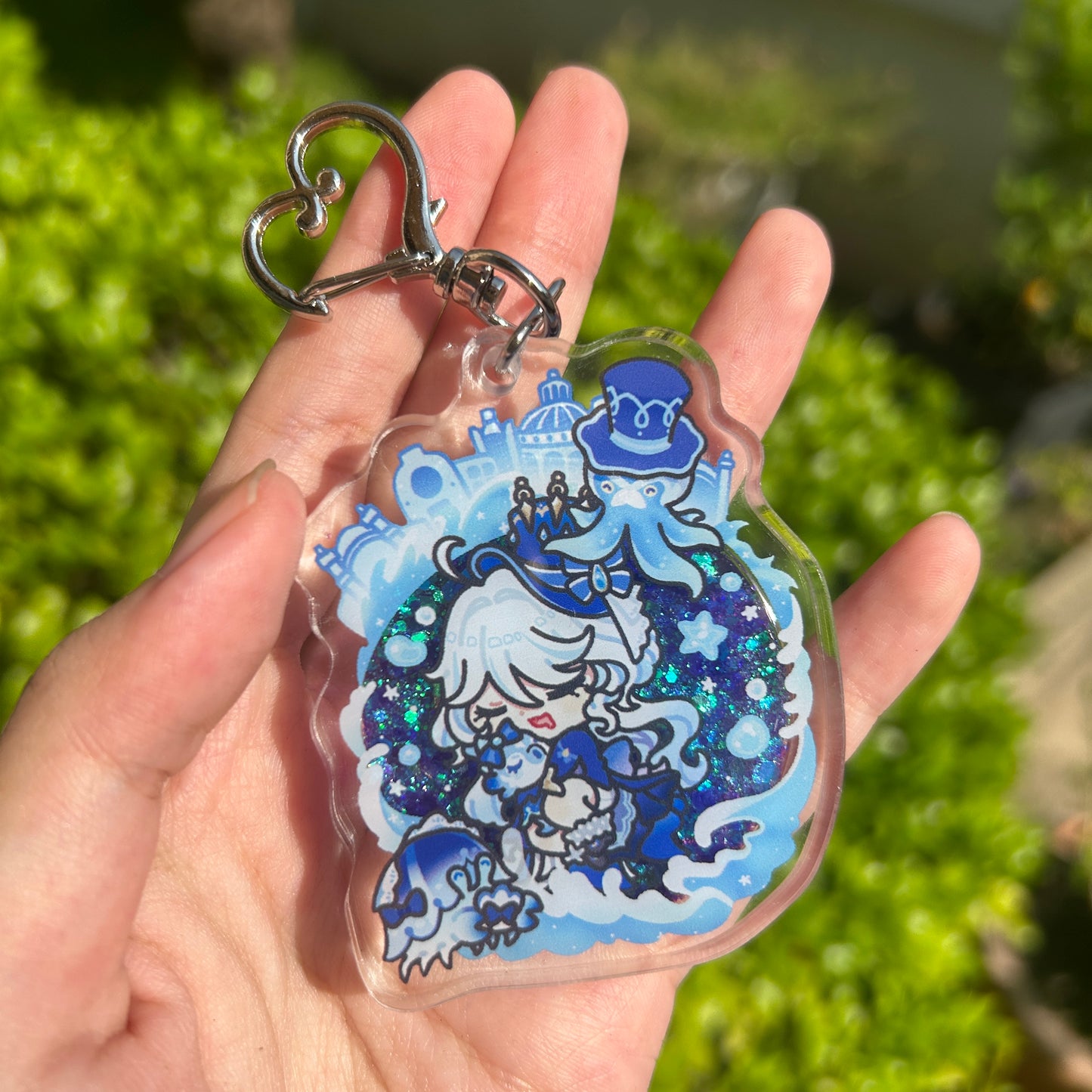 Sleepy babies keychain : Quicksand version