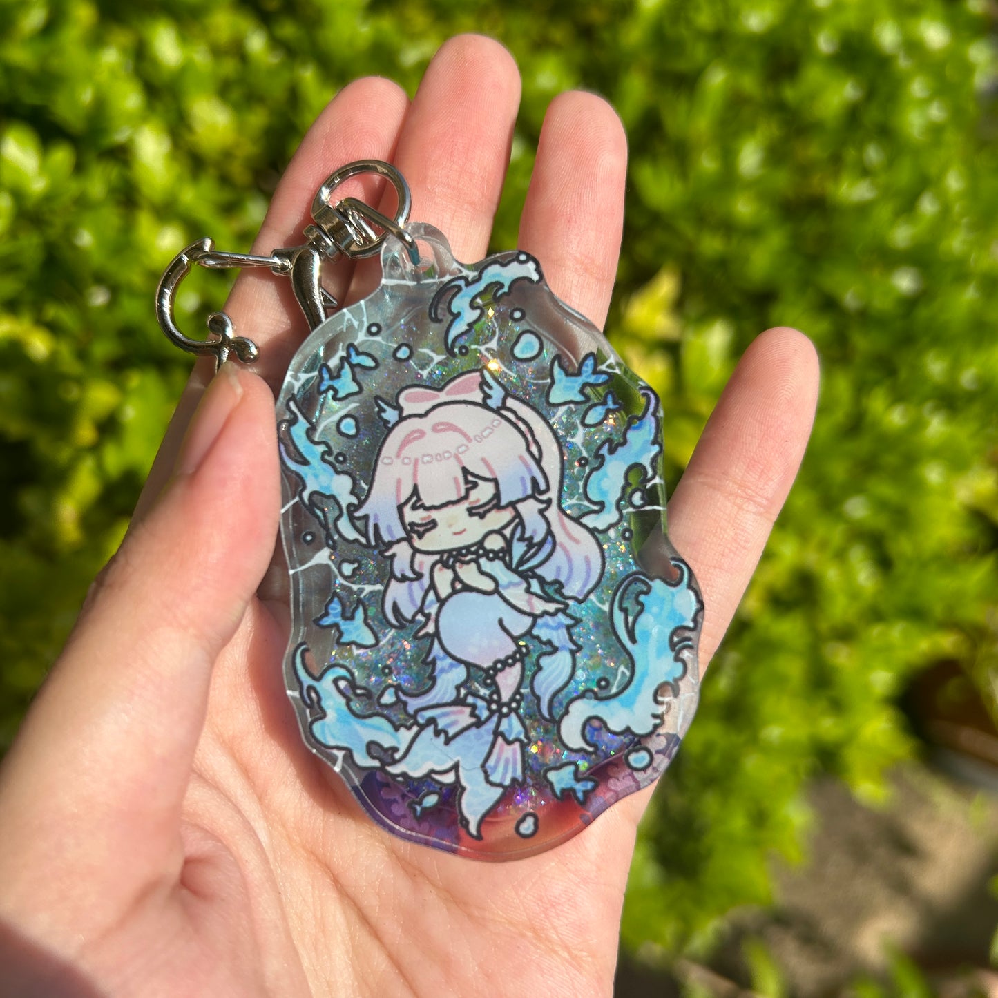 Sleepy babies keychain : Quicksand version