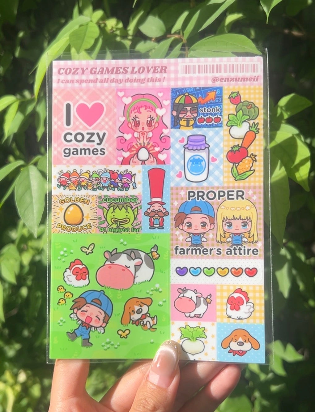 Harvest moon Sticker sheet