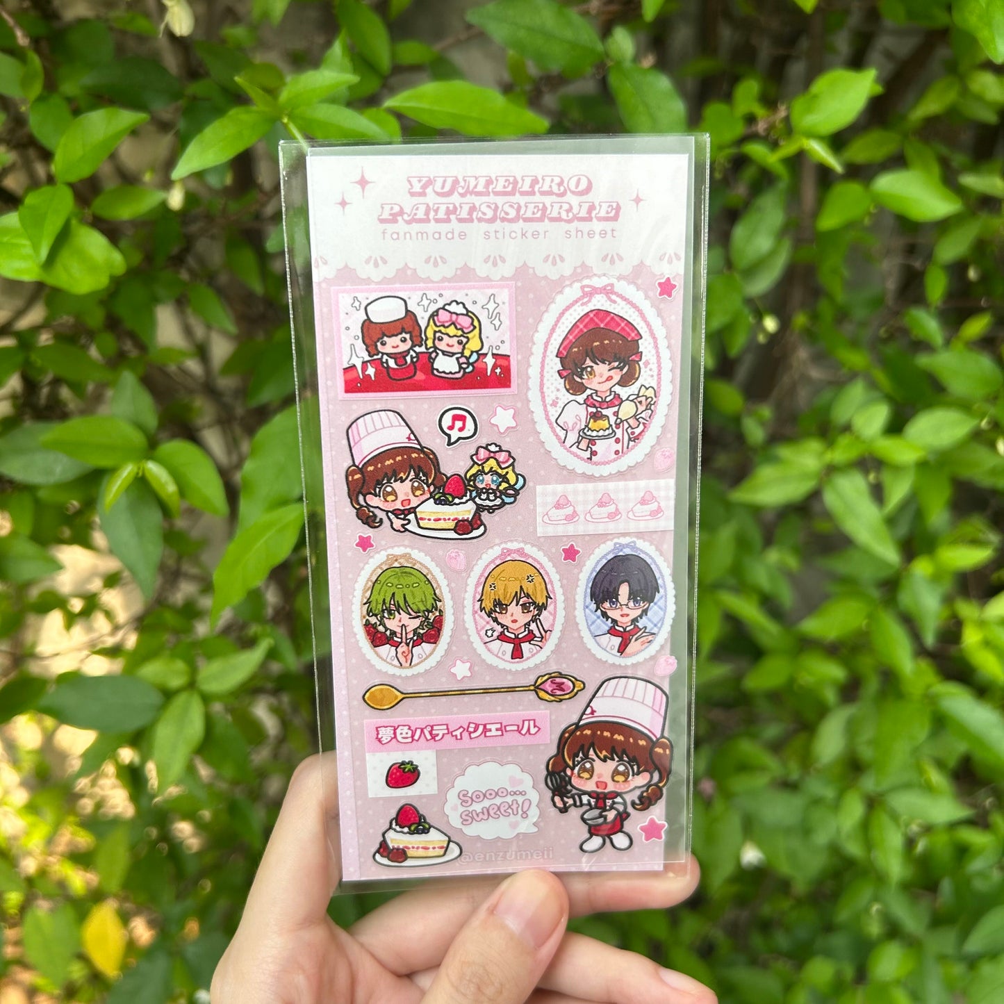 SHOUJO'S DREAM sticker sheet