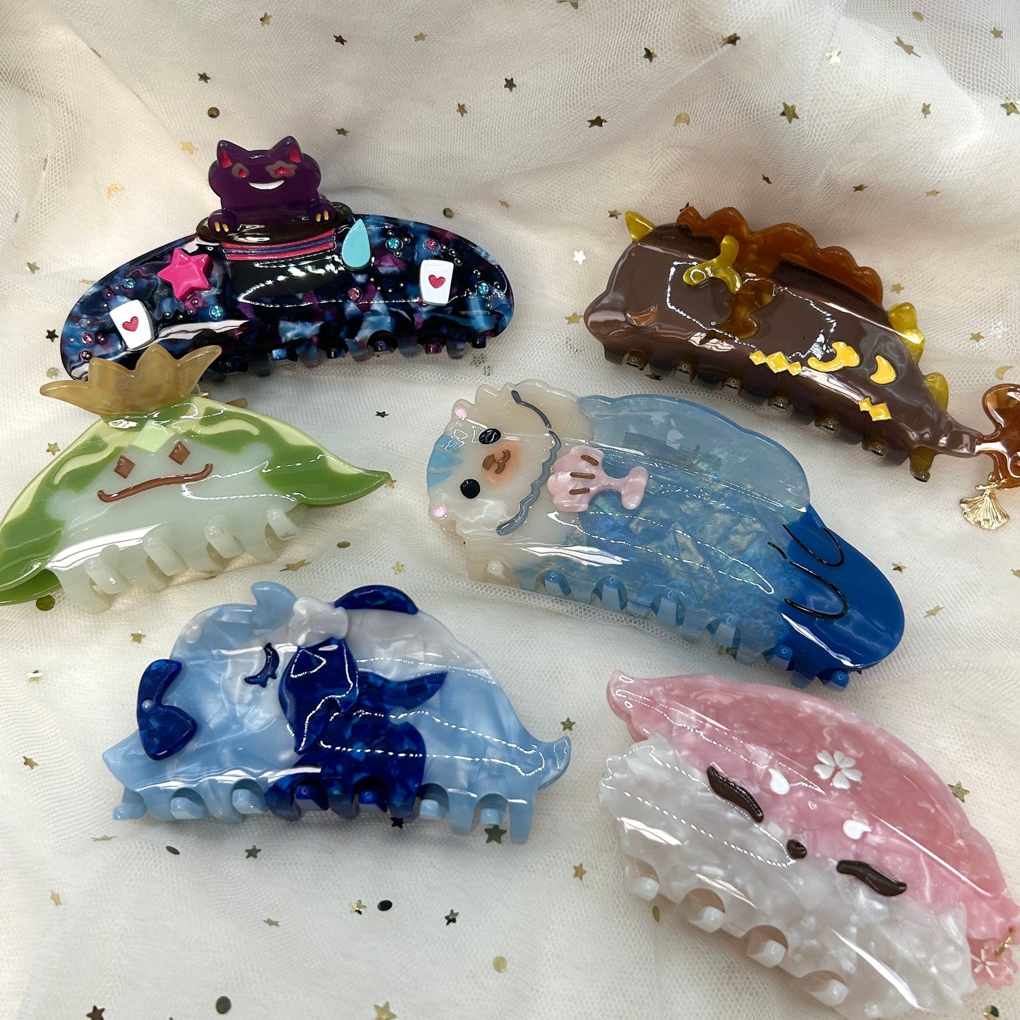 Genshin & Wubbaboo Claw clips VOL.2