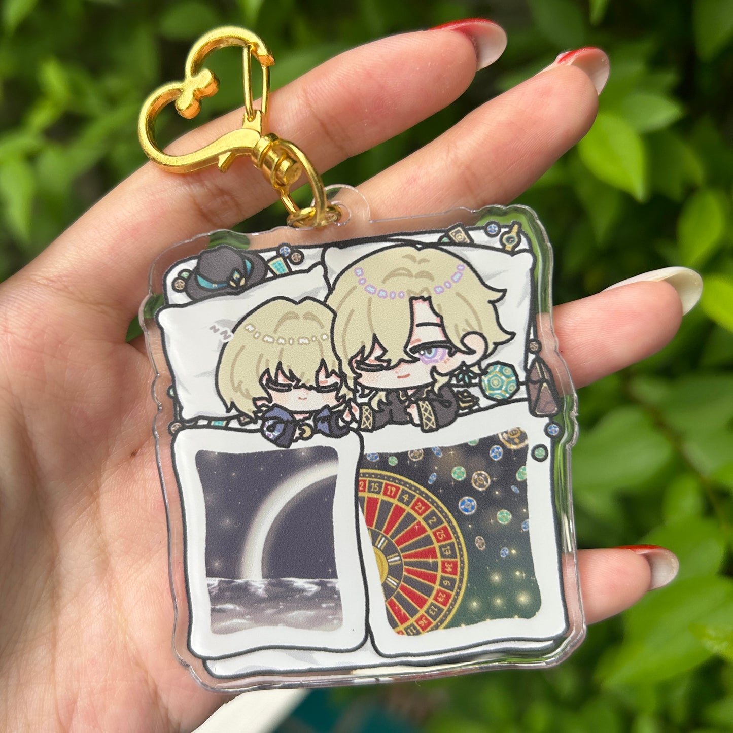 H:SR Sleepy Babies Acrylic keychains