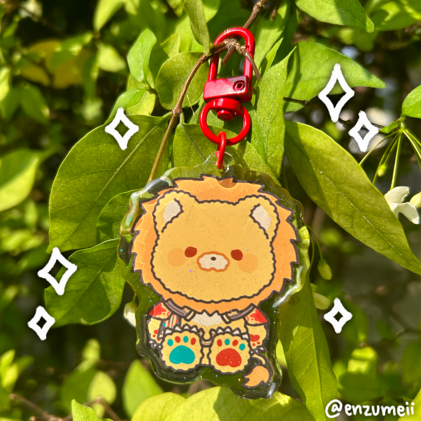 Fluffy Friends keychains