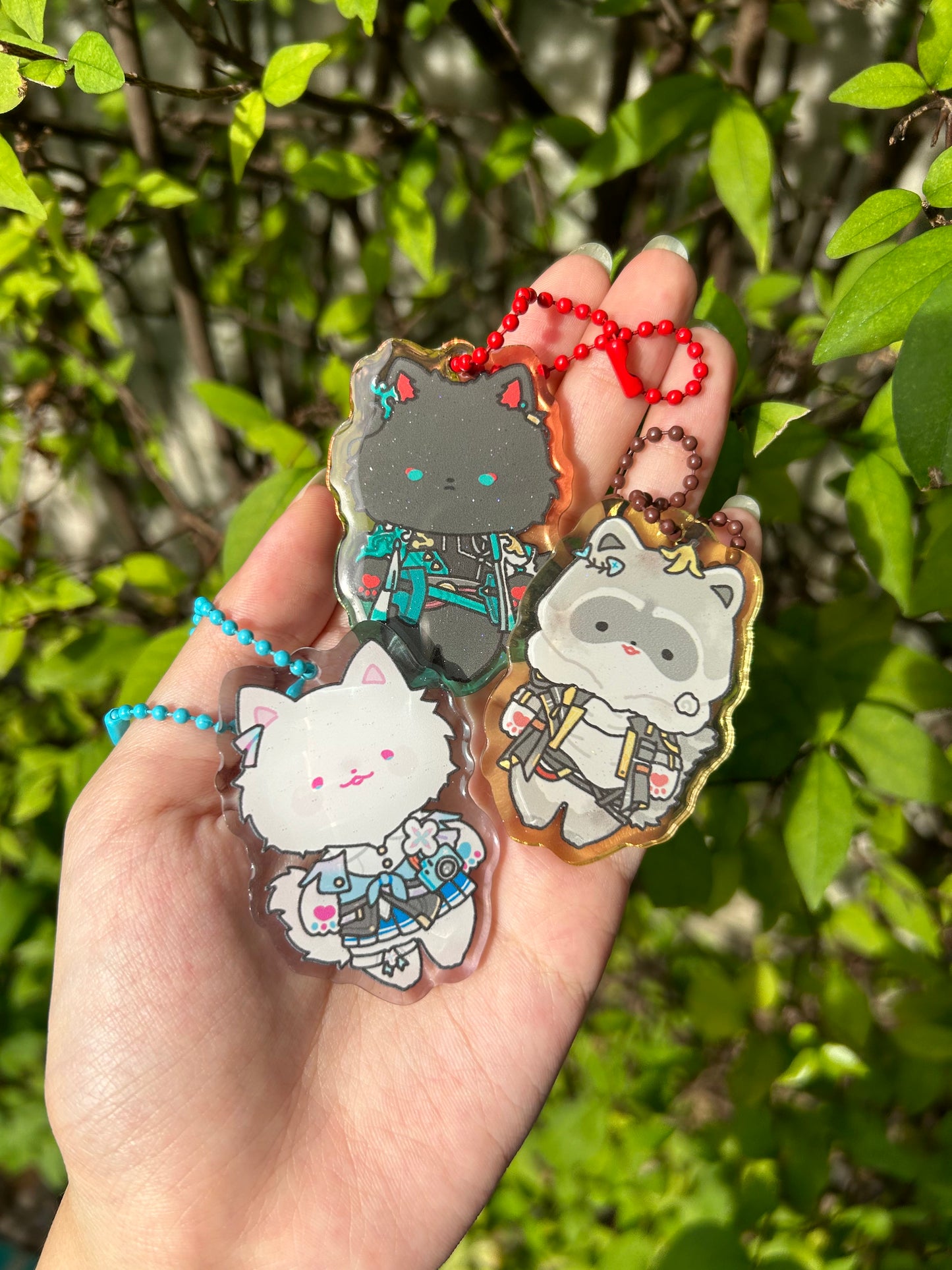 H:SR Fluffy friends keychains