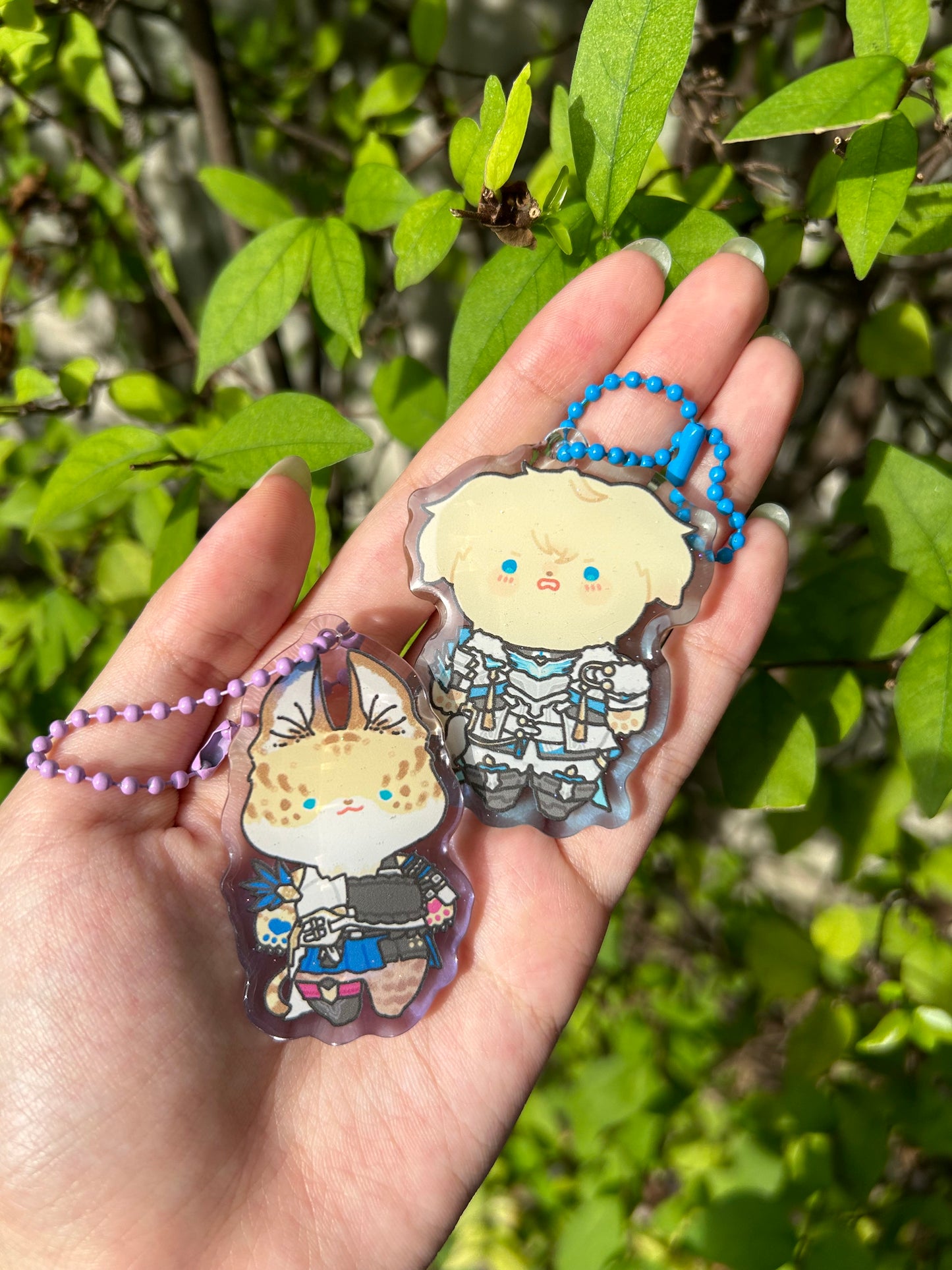 H:SR Fluffy friends keychains