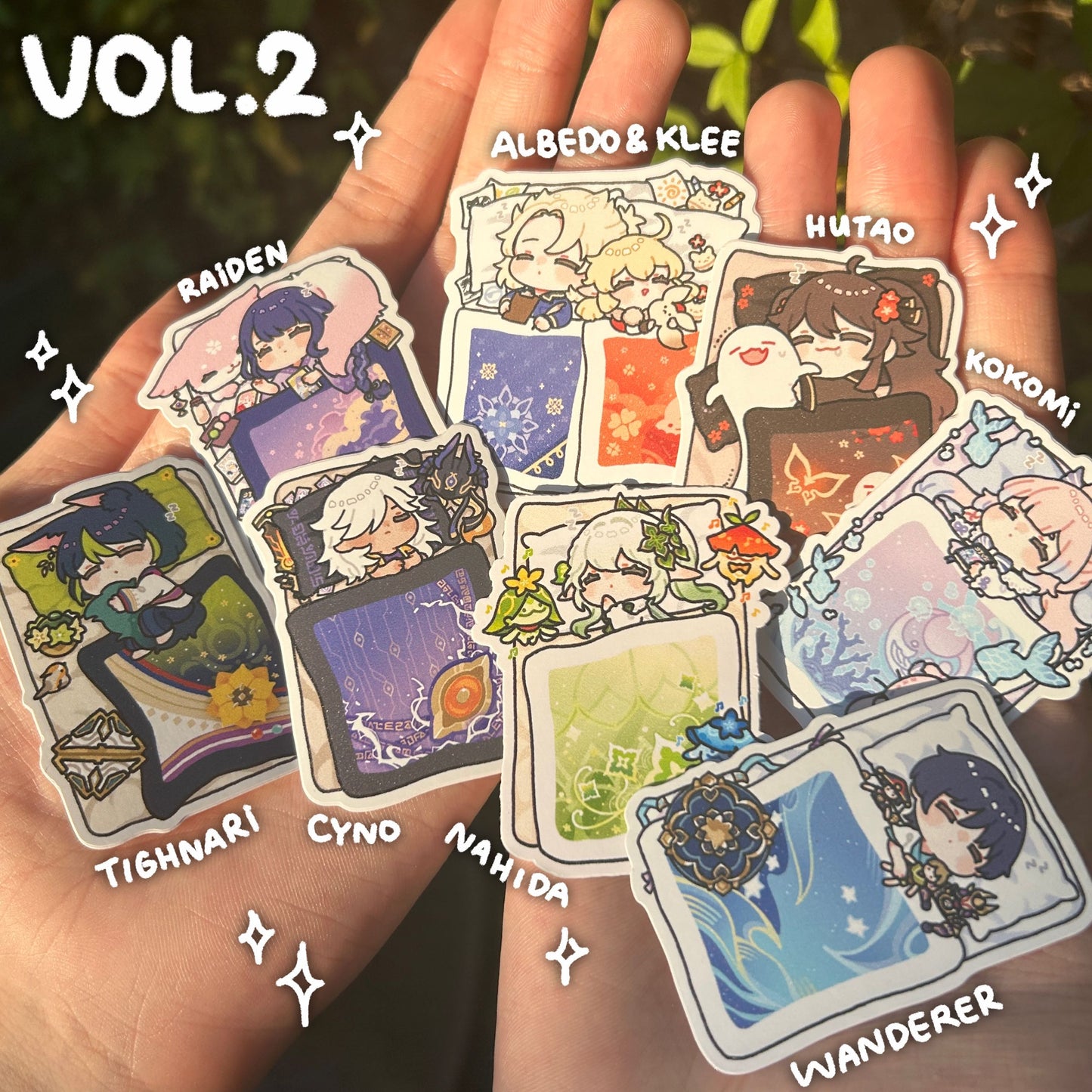 Genshin Sleepy Babies VOL.2 Stickers