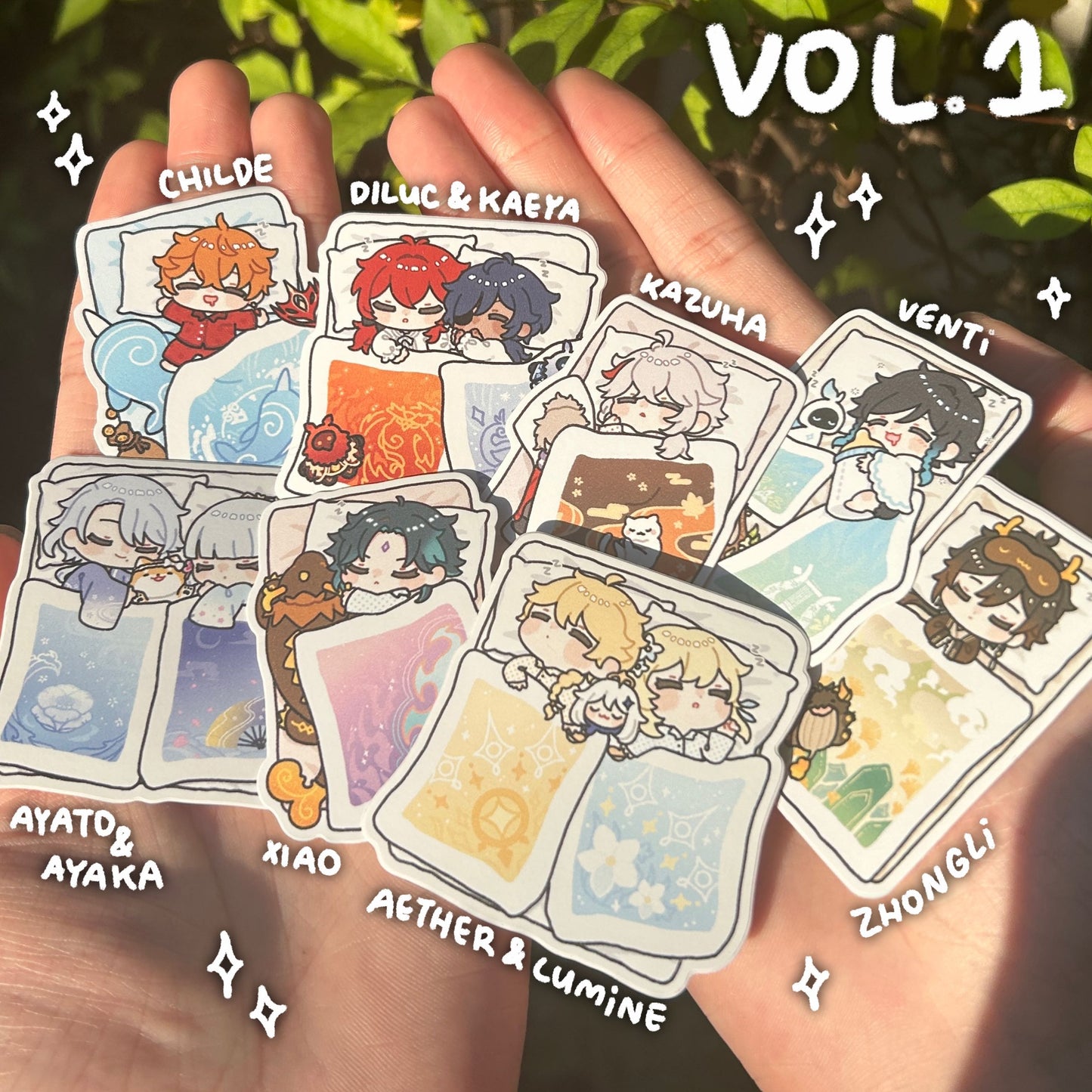 Genshin Sleepy Babies VOL.1 Stickers