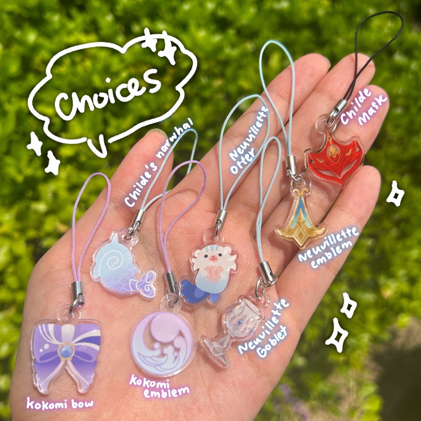 Oopsie ! Tiny phone charms