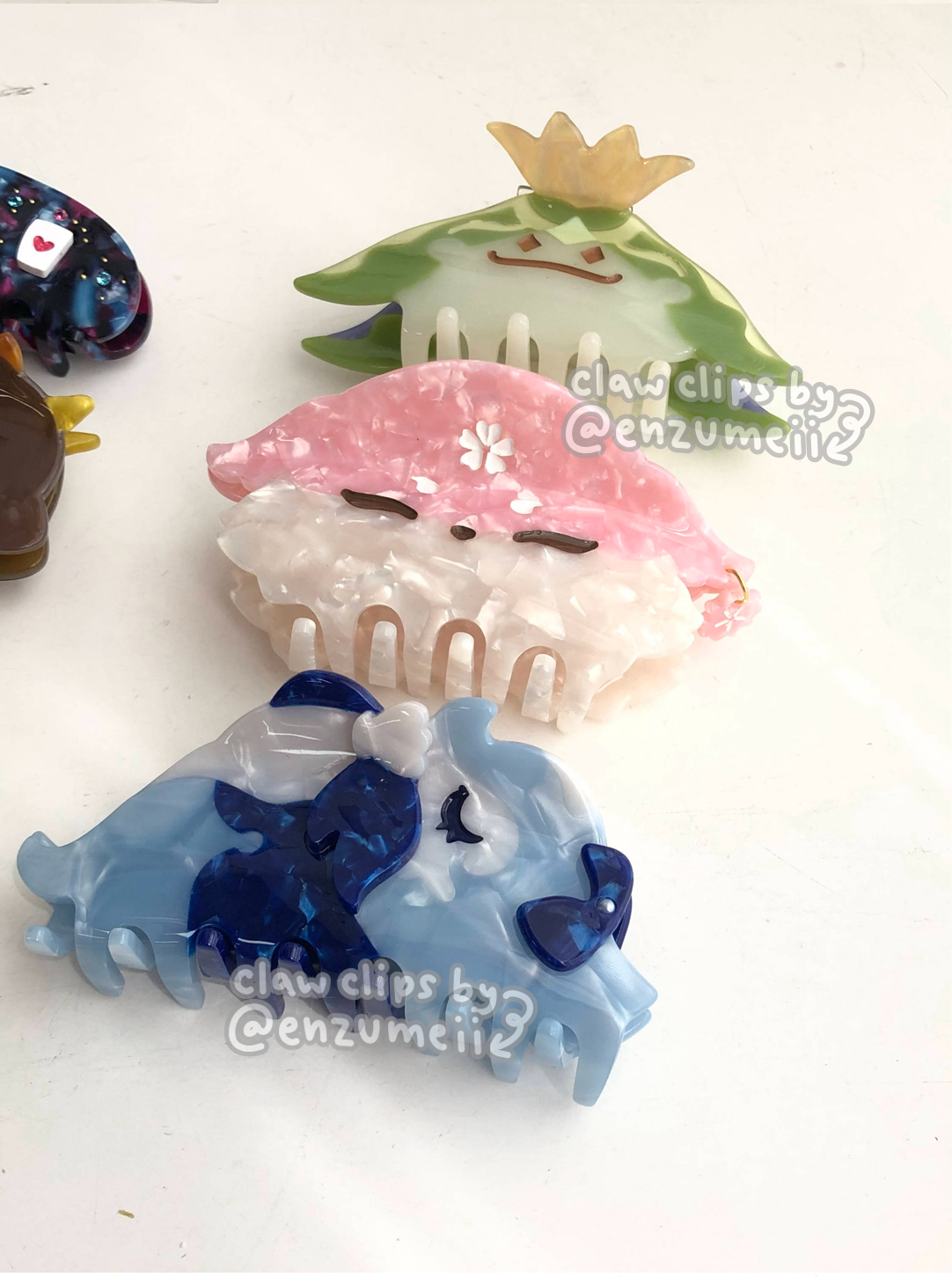 [EARLYBIRD] Genshin & Wubbaboo Claw clips VOL.2 PREORDER