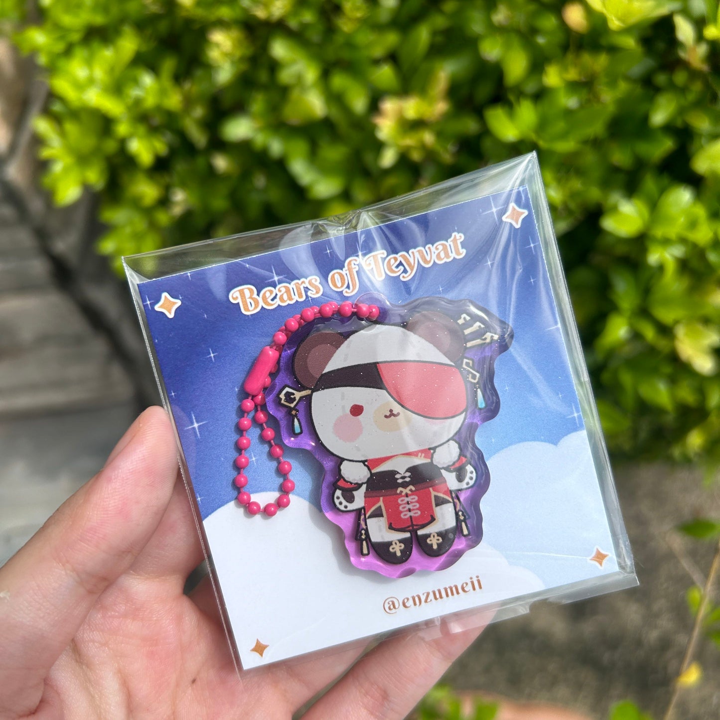 Bears of Teyvat, Genshin Impact Bears Acrylic Charms