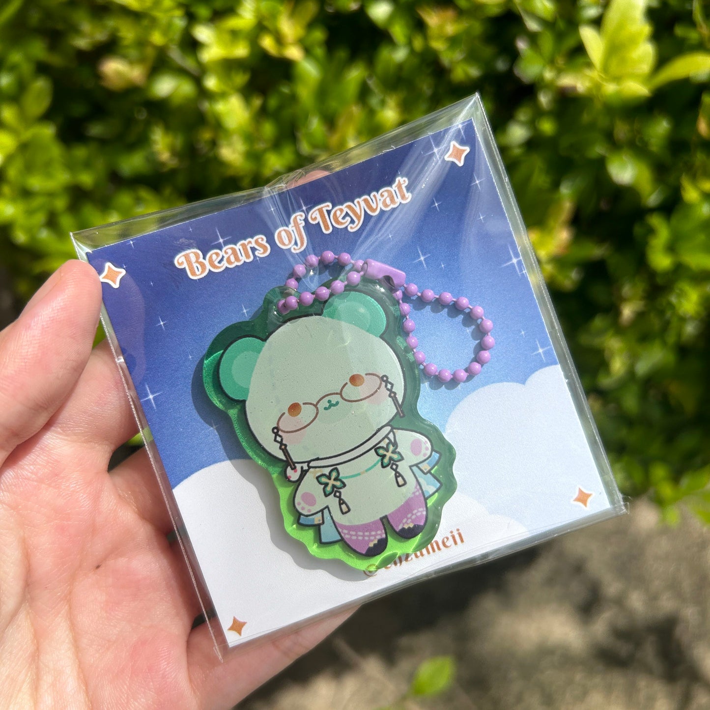 Bears of Teyvat, Genshin Impact Bears Acrylic Charms