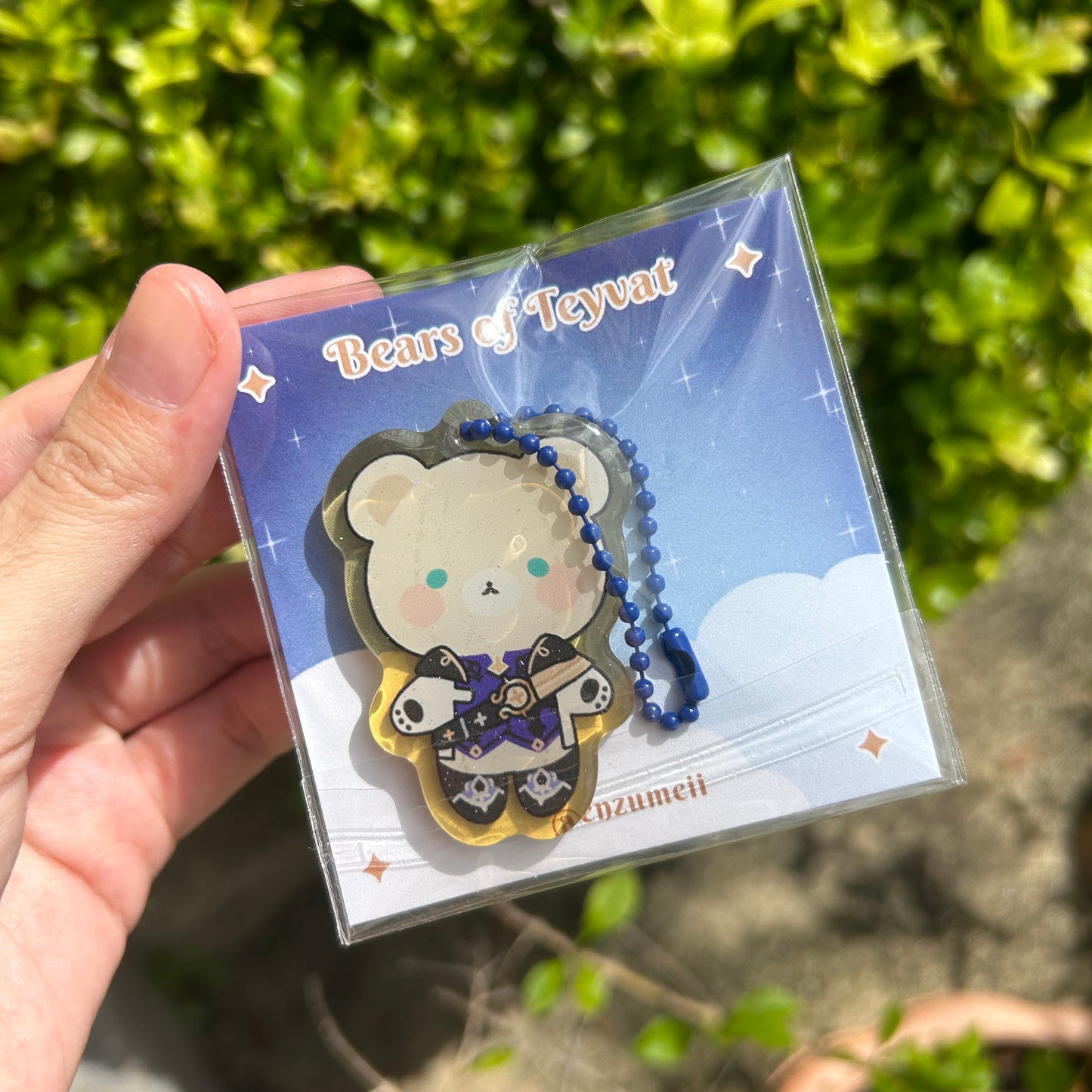 Bears of Teyvat, Genshin Impact Bears Acrylic Charms