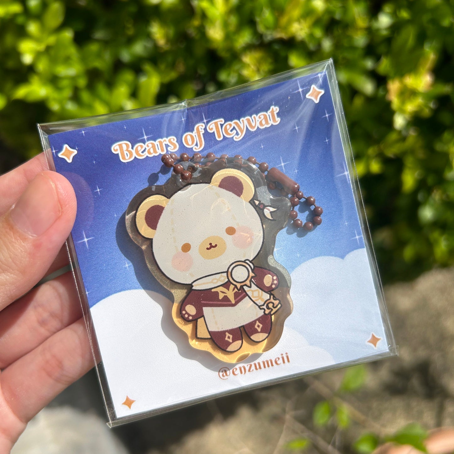 Bears of Teyvat, Genshin Impact Bears Epoxy Acrylic Charms