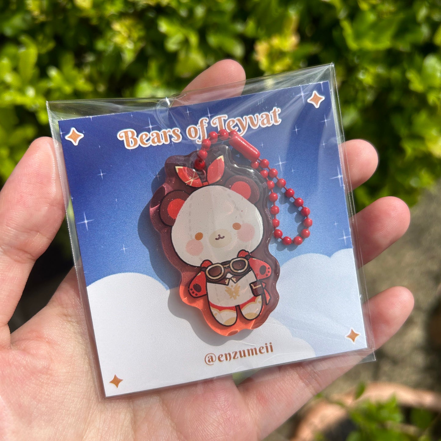 Bears of Teyvat, Genshin Impact Bears Acrylic Charms