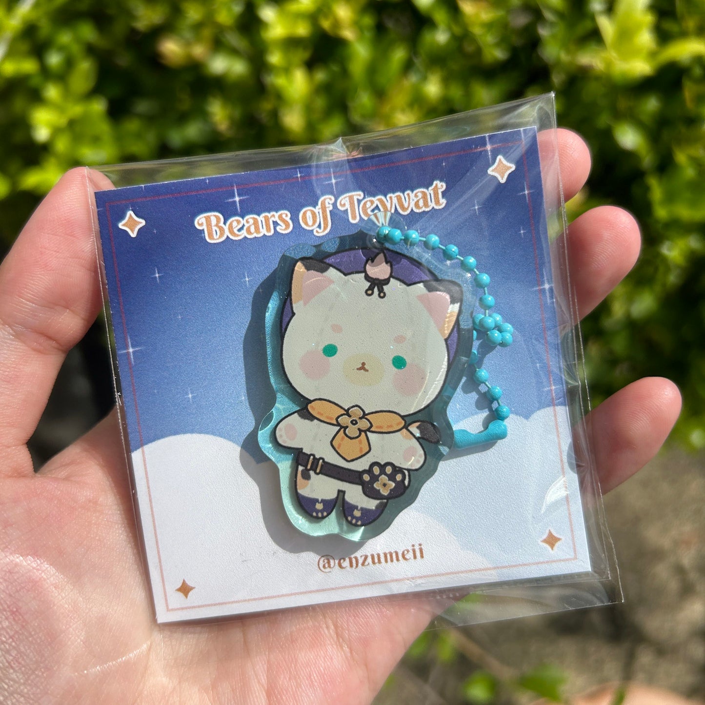 Bears of Teyvat, Genshin Impact Bears Acrylic Charms