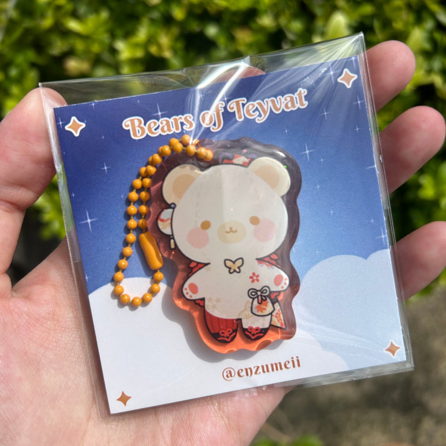 Bears of Teyvat, Genshin Impact Bears Epoxy Acrylic Charms