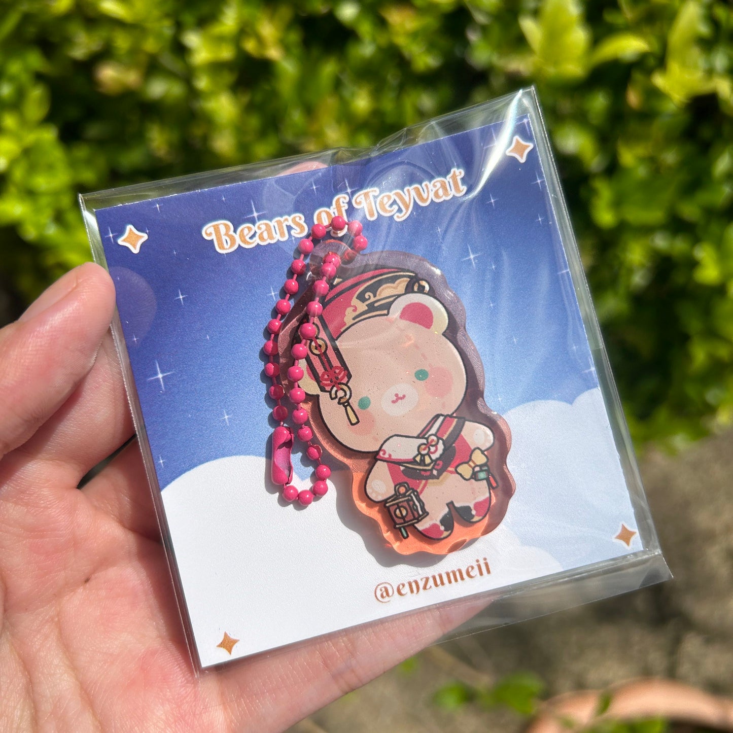 Bears of Teyvat, Genshin Impact Bears Acrylic Charms