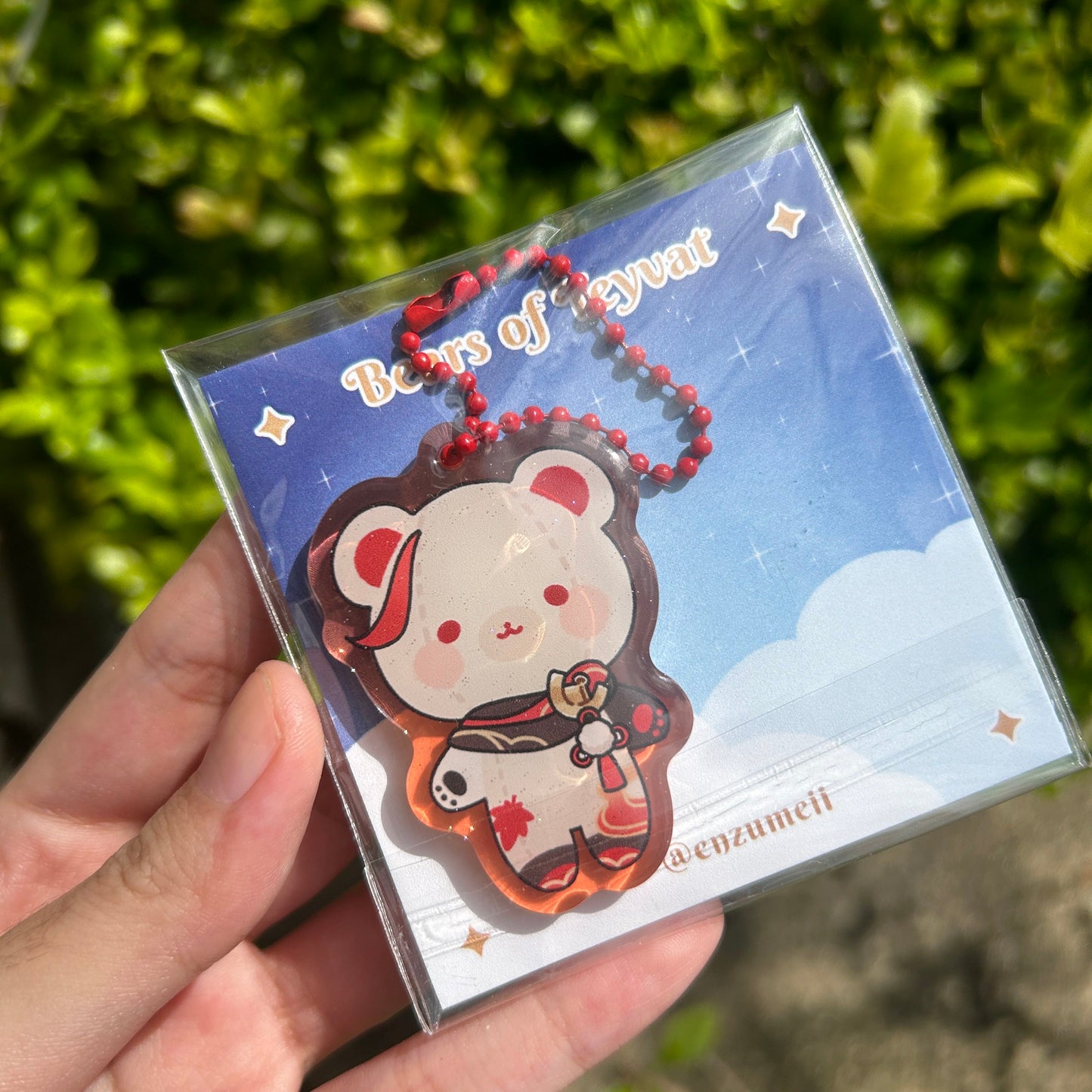 Bears of Teyvat, Genshin Impact Bears Acrylic Charms