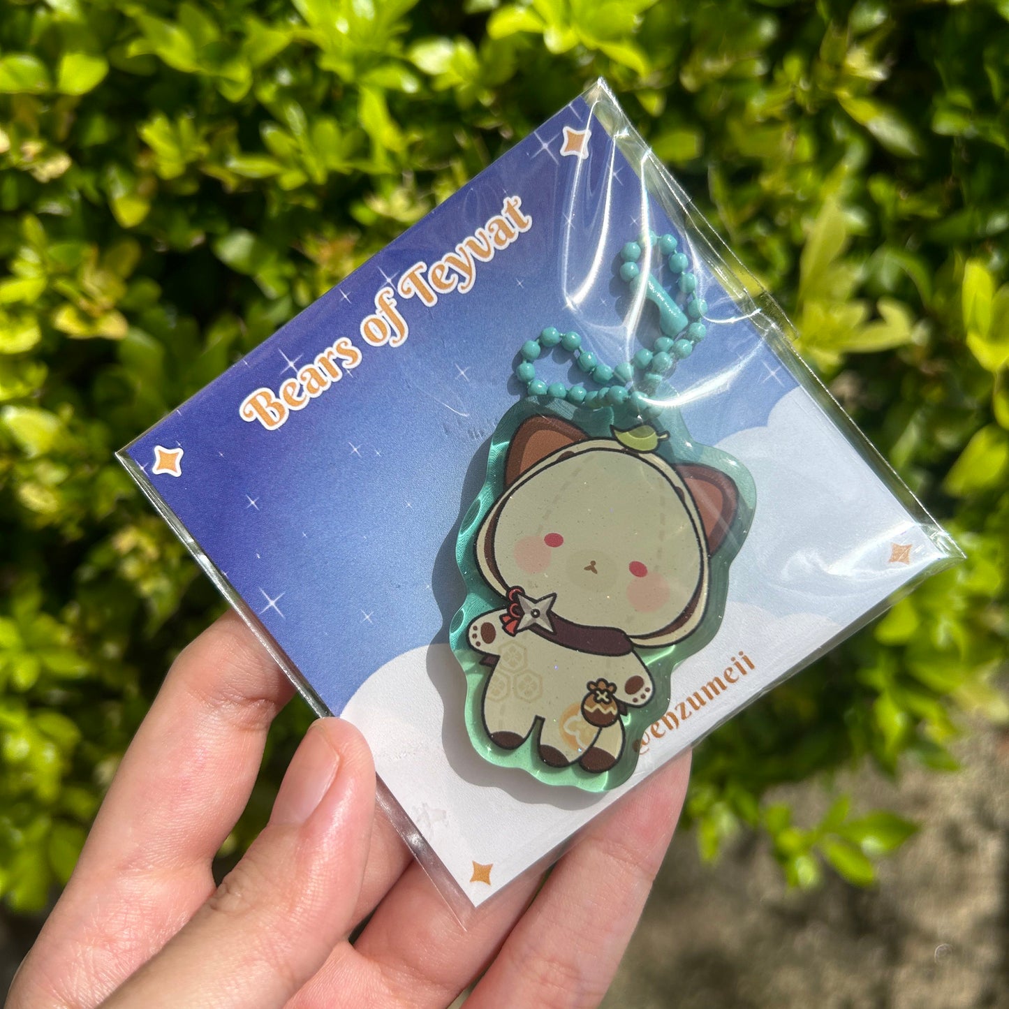 Bears of Teyvat, Genshin Impact Bears Acrylic Charms