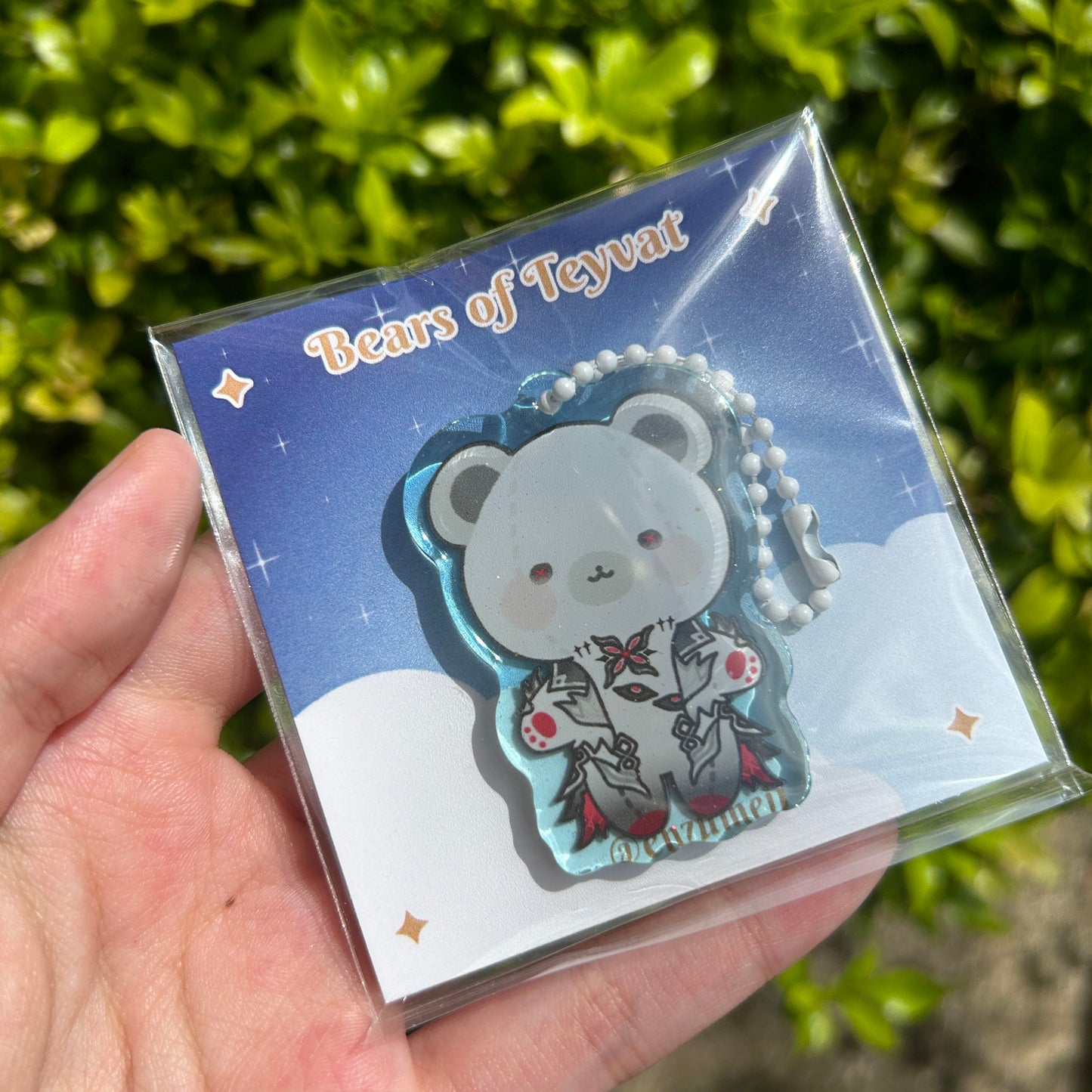 Bears of Teyvat, Genshin Impact Bears Epoxy Acrylic Charms