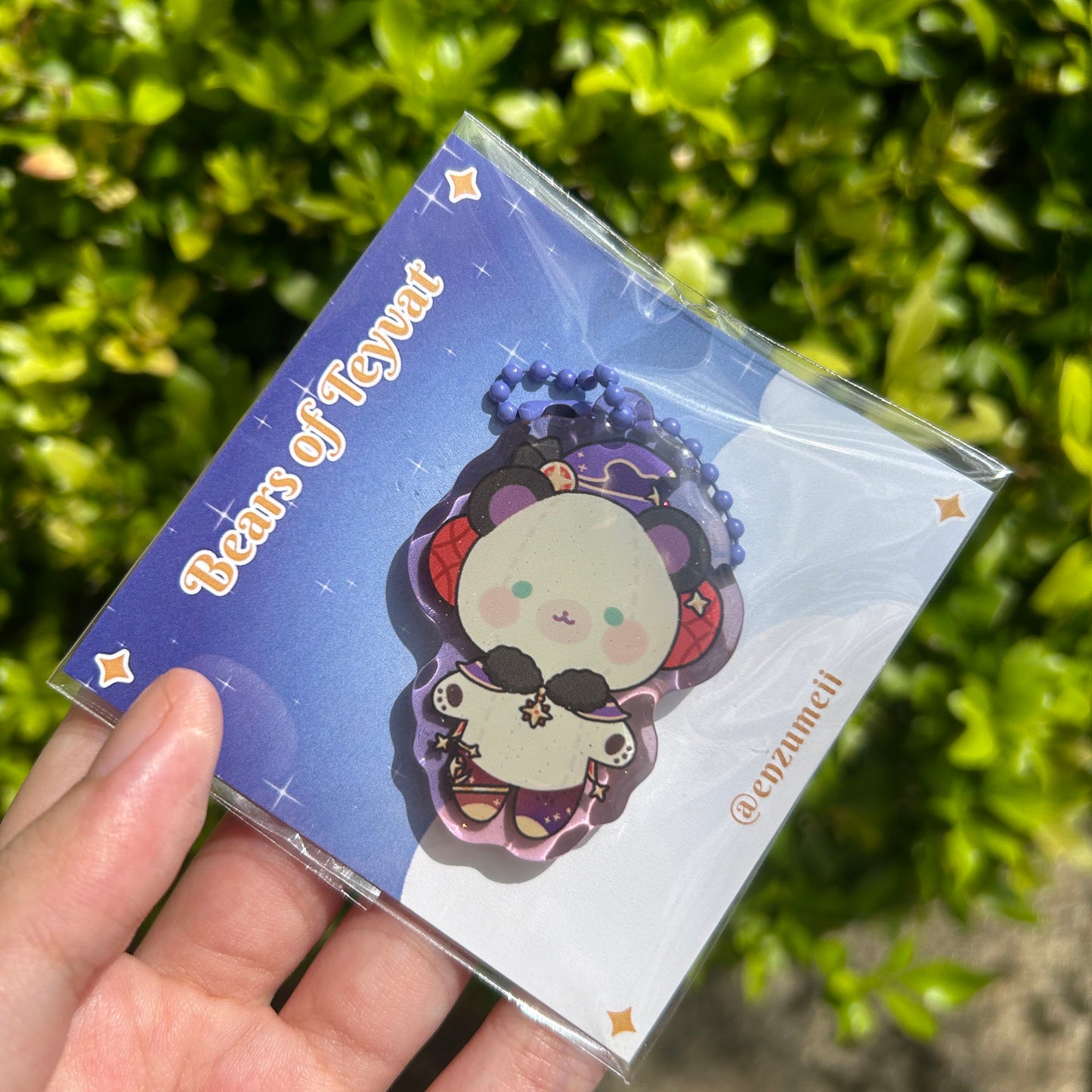 Bears of Teyvat, Genshin Impact Bears Acrylic Charms