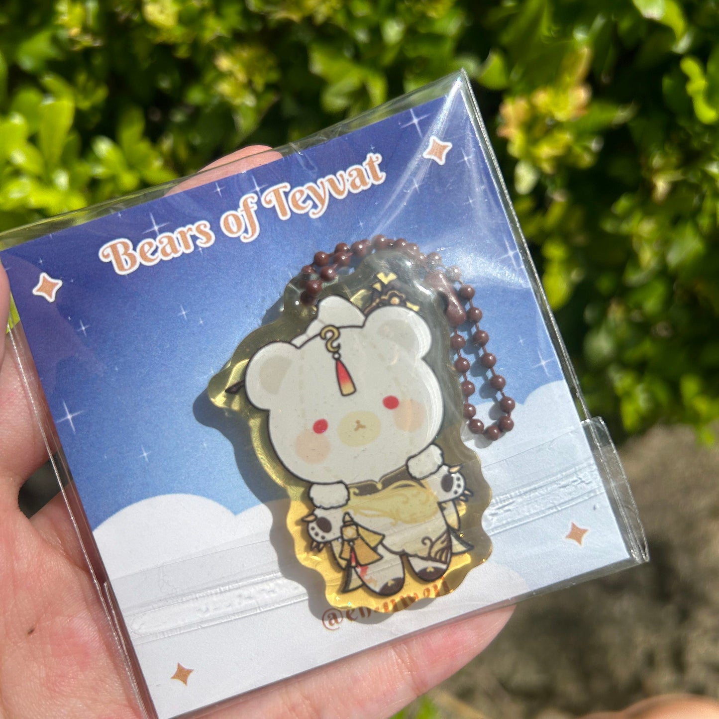 Bears of Teyvat, Genshin Impact Bears Acrylic Charms