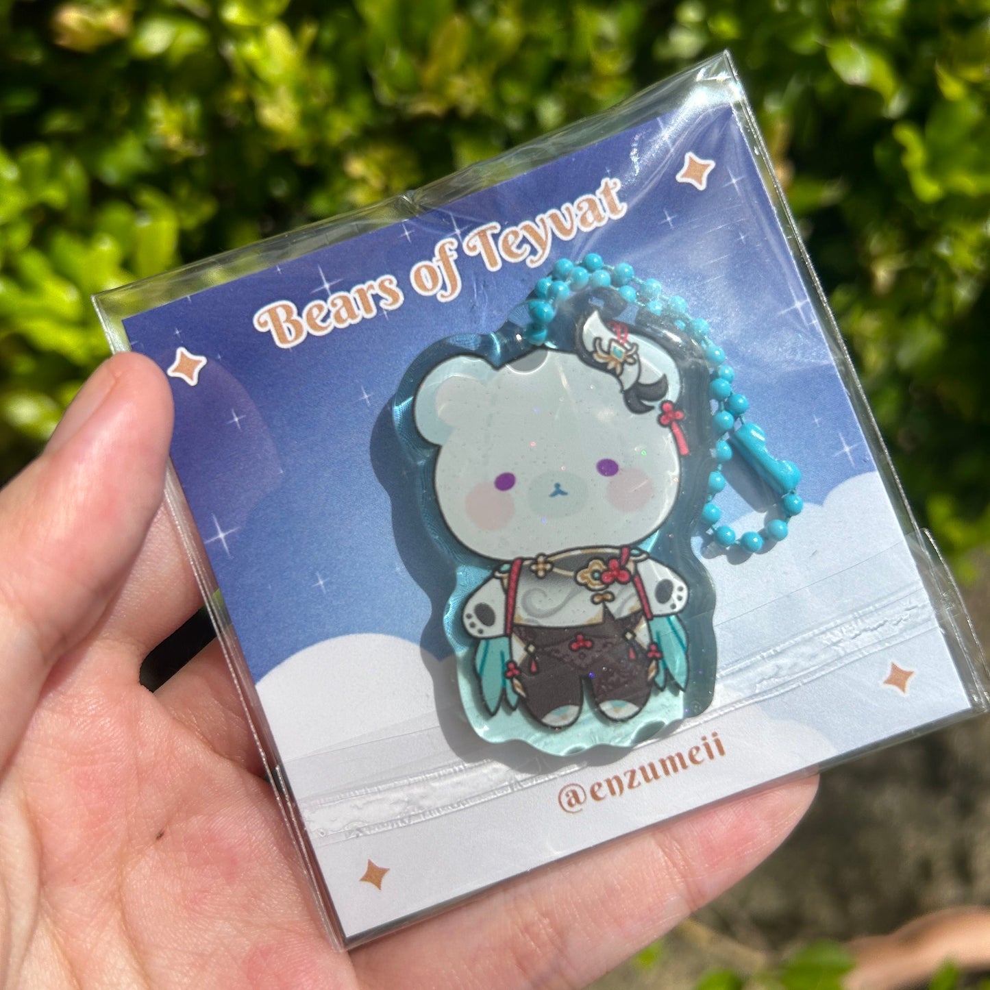 Bears of Teyvat, Genshin Impact Bears Epoxy Acrylic Charms