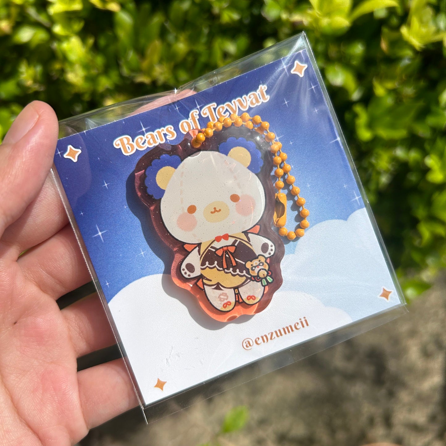 Bears of Teyvat, Genshin Impact Bears Epoxy Acrylic Charms