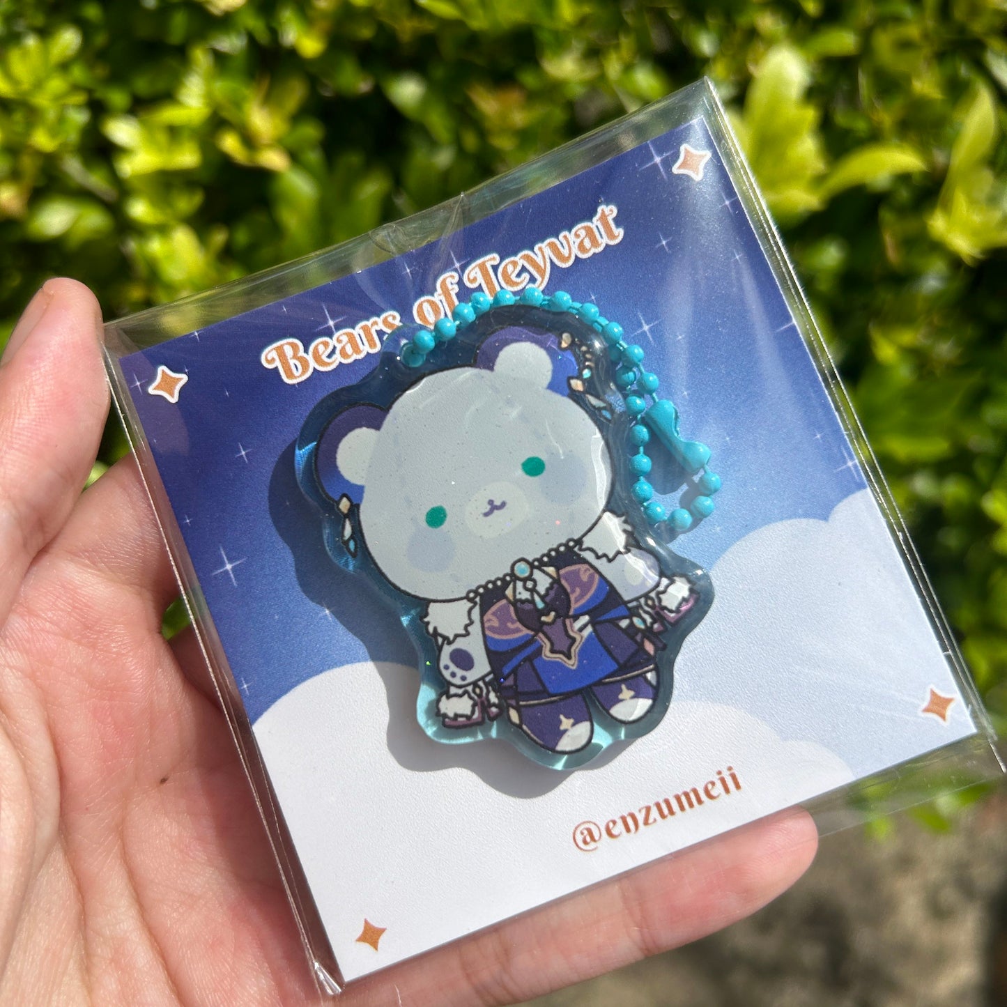 Bears of Teyvat, Genshin Impact Bears Epoxy Acrylic Charms