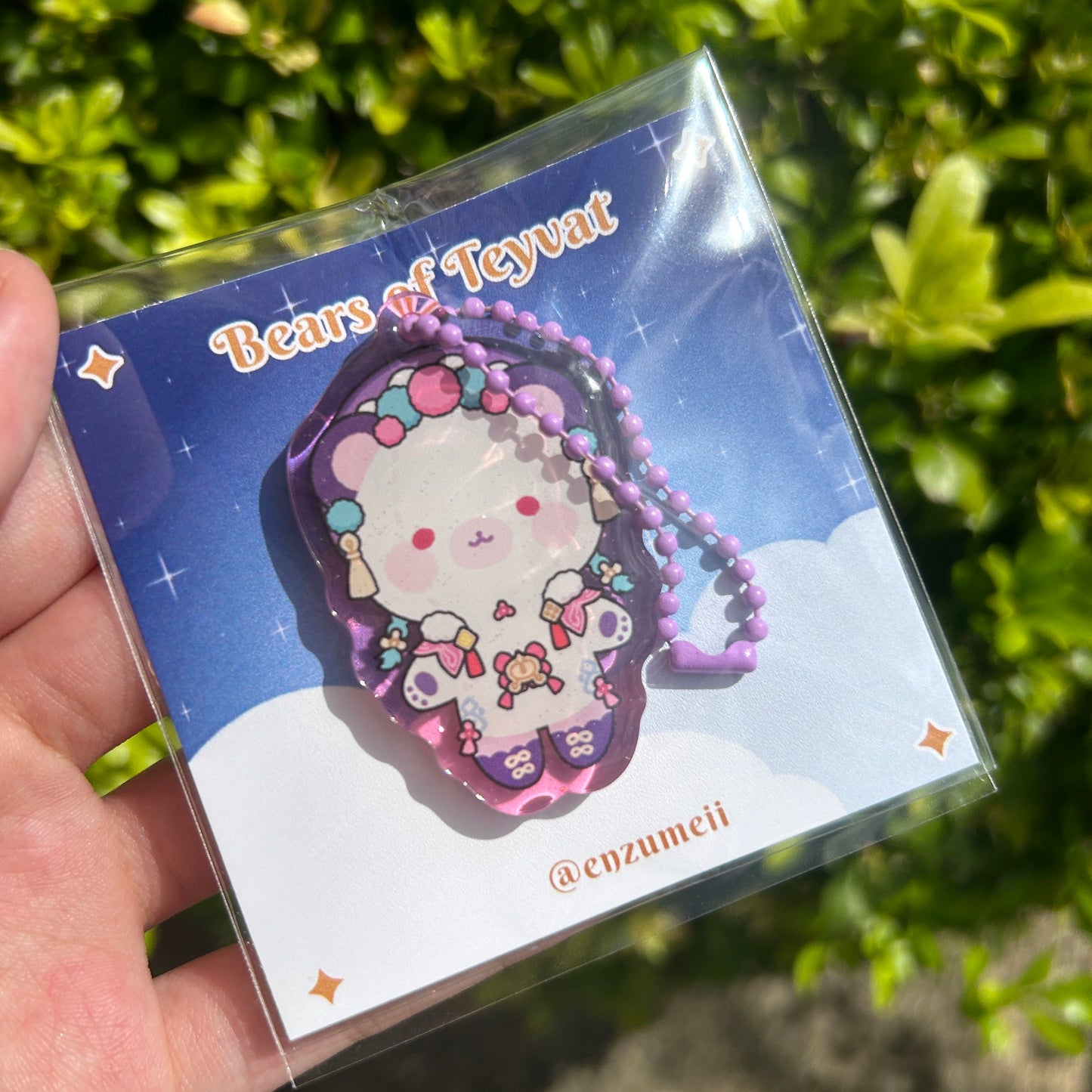 Bears of Teyvat, Genshin Impact Bears Acrylic Charms