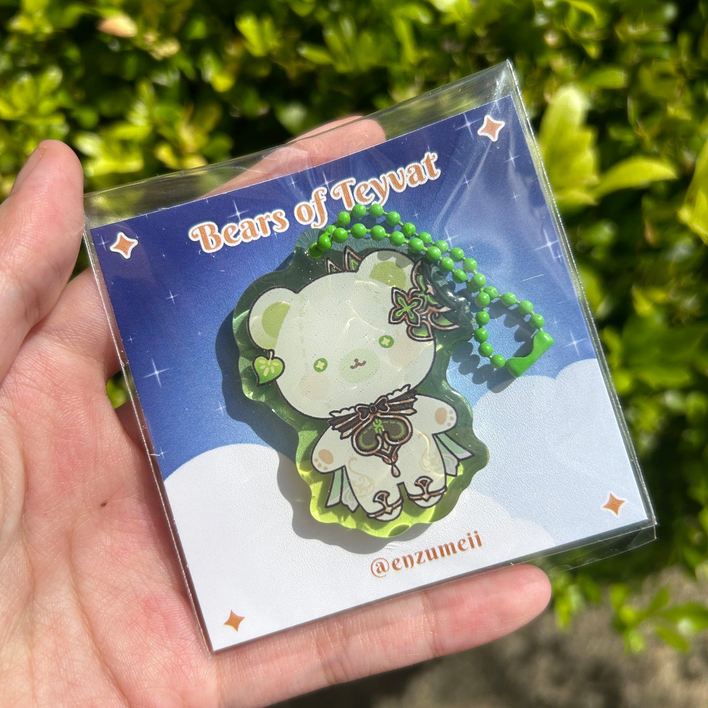 Bears of Teyvat, Genshin Impact Bears Acrylic Charms