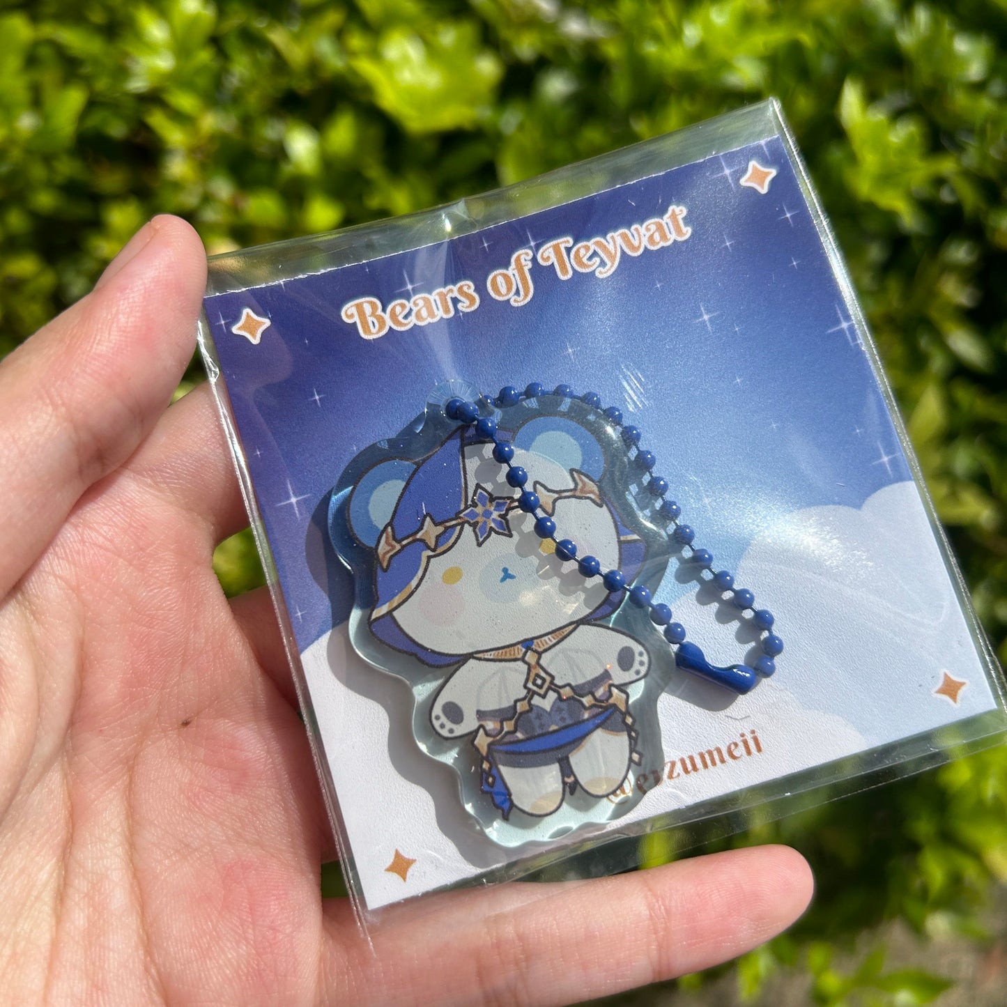 Bears of Teyvat, Genshin Impact Bears Epoxy Acrylic Charms