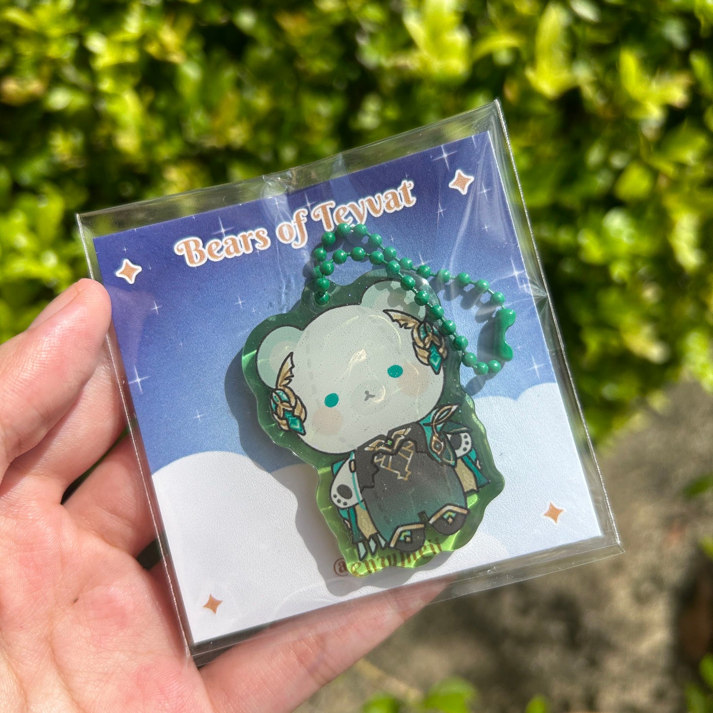 Bears of Teyvat, Genshin Impact Bears Acrylic Charms