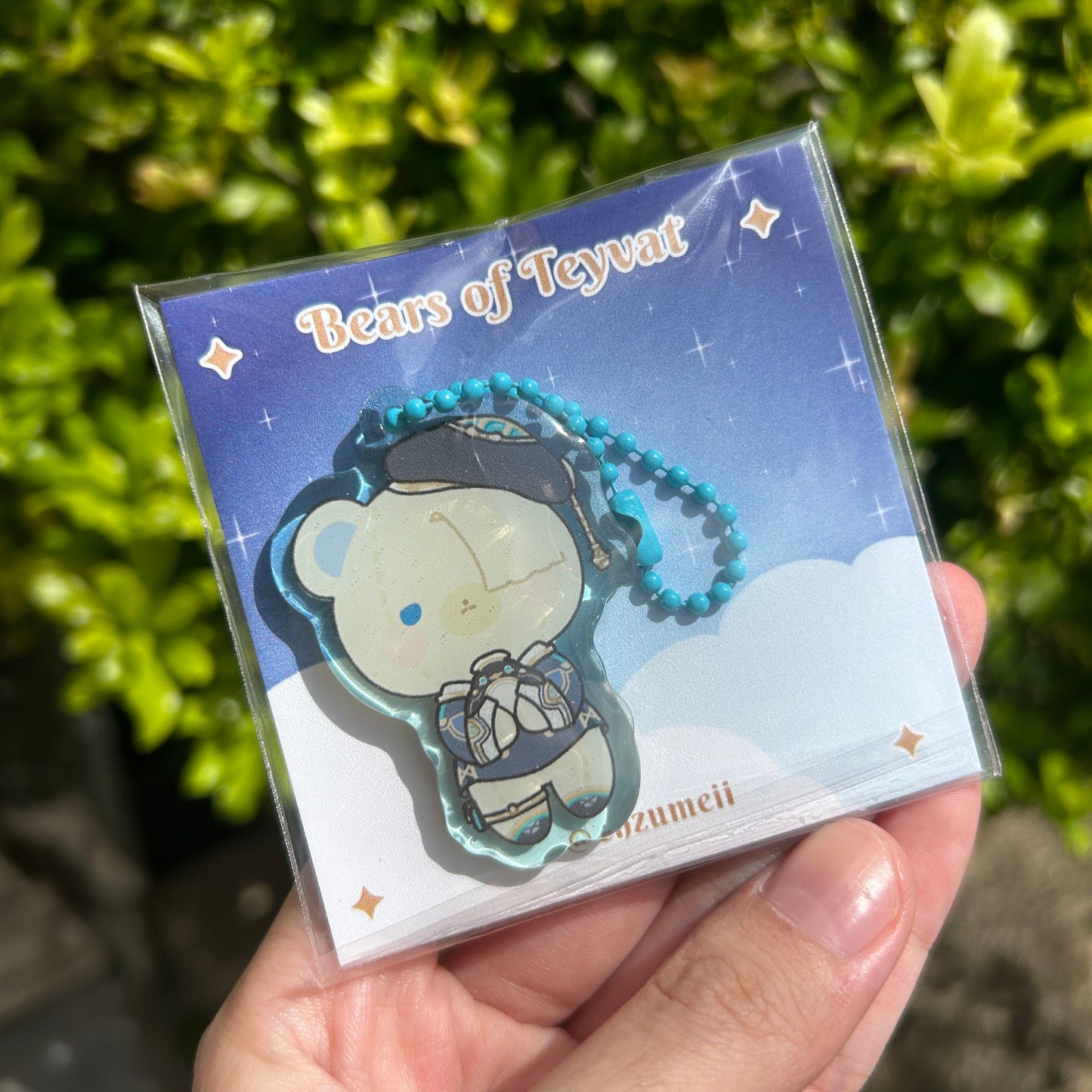 Bears of Teyvat, Genshin Impact Bears Epoxy Acrylic Charms