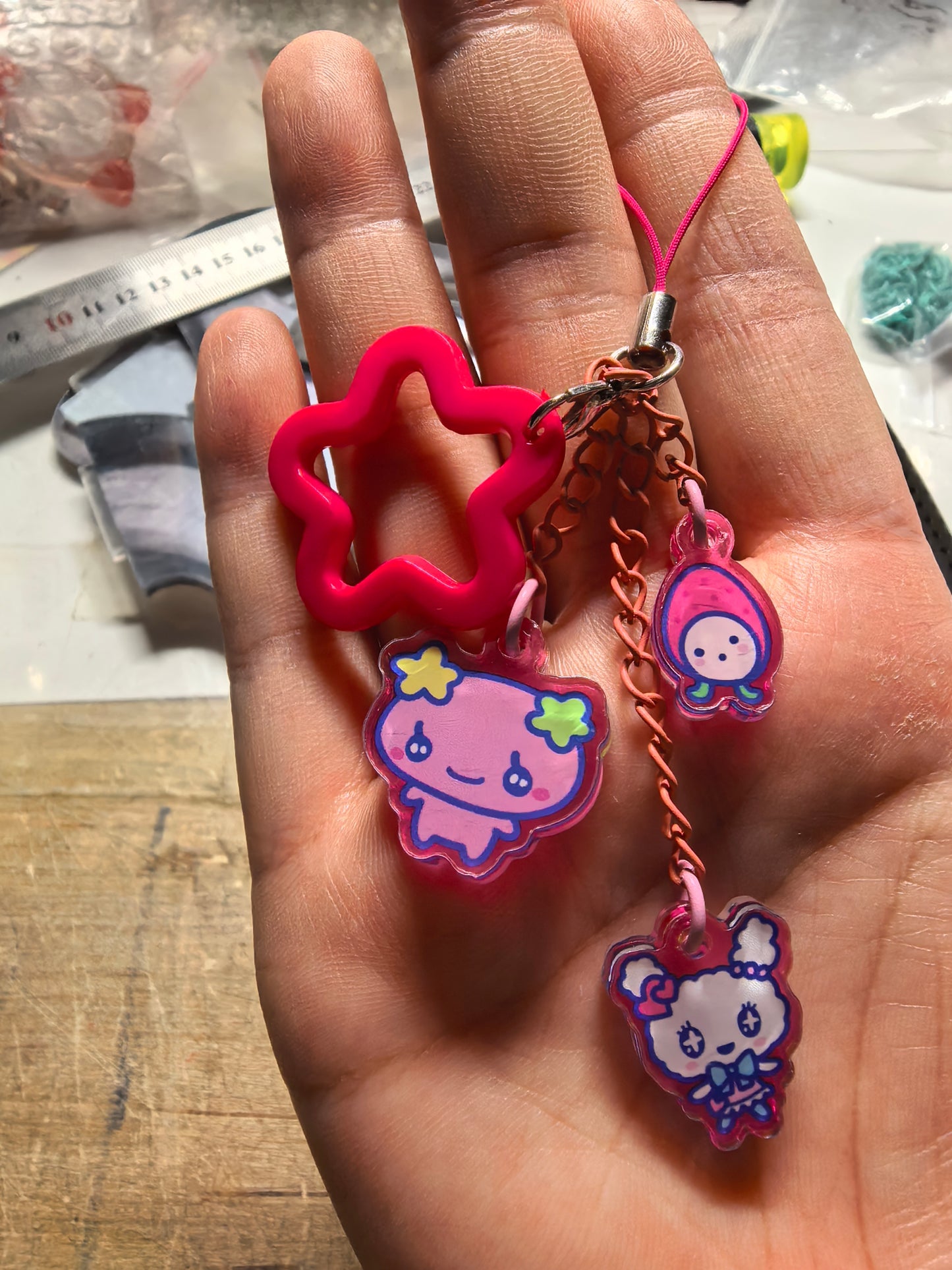 Tamagotchi Phone charms