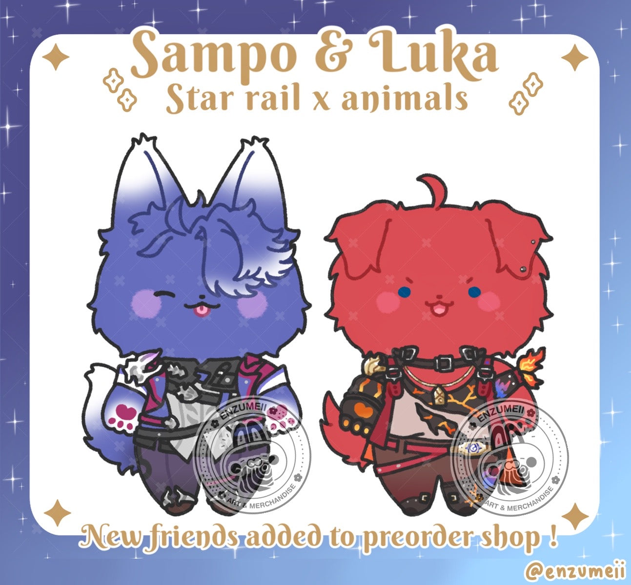 H:SR Fluffy friends keychains