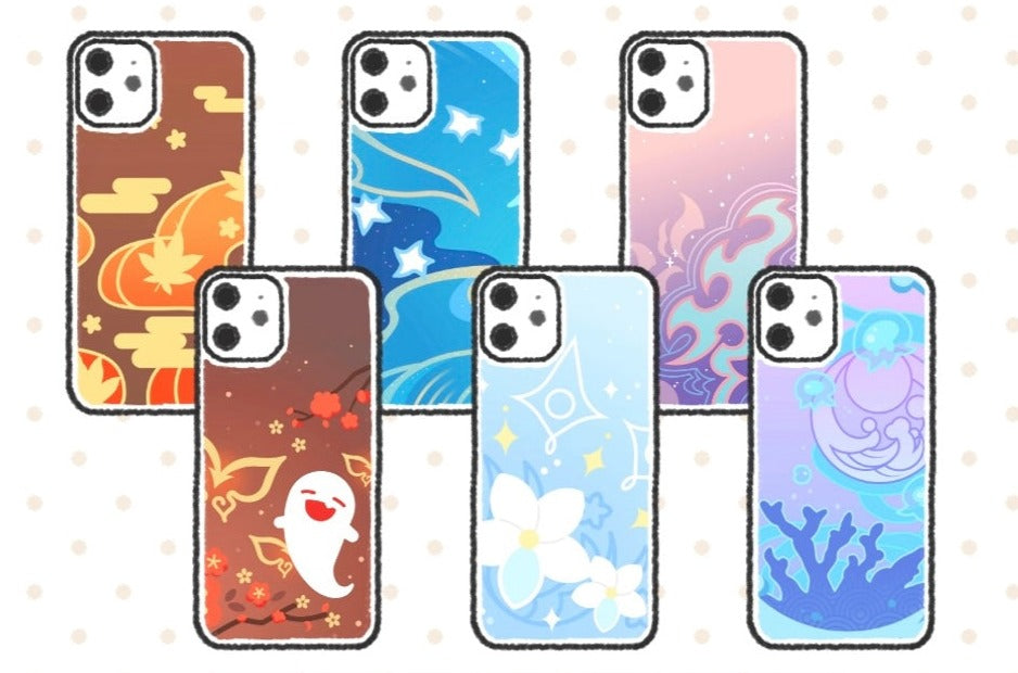 Genshin Patterned Phone Cases(iPhone 12 Only)