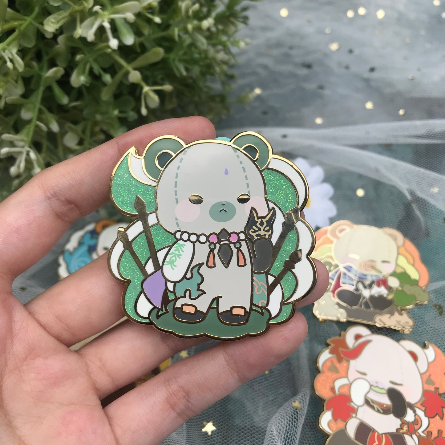 Bears of Teyvat Enamel Pin