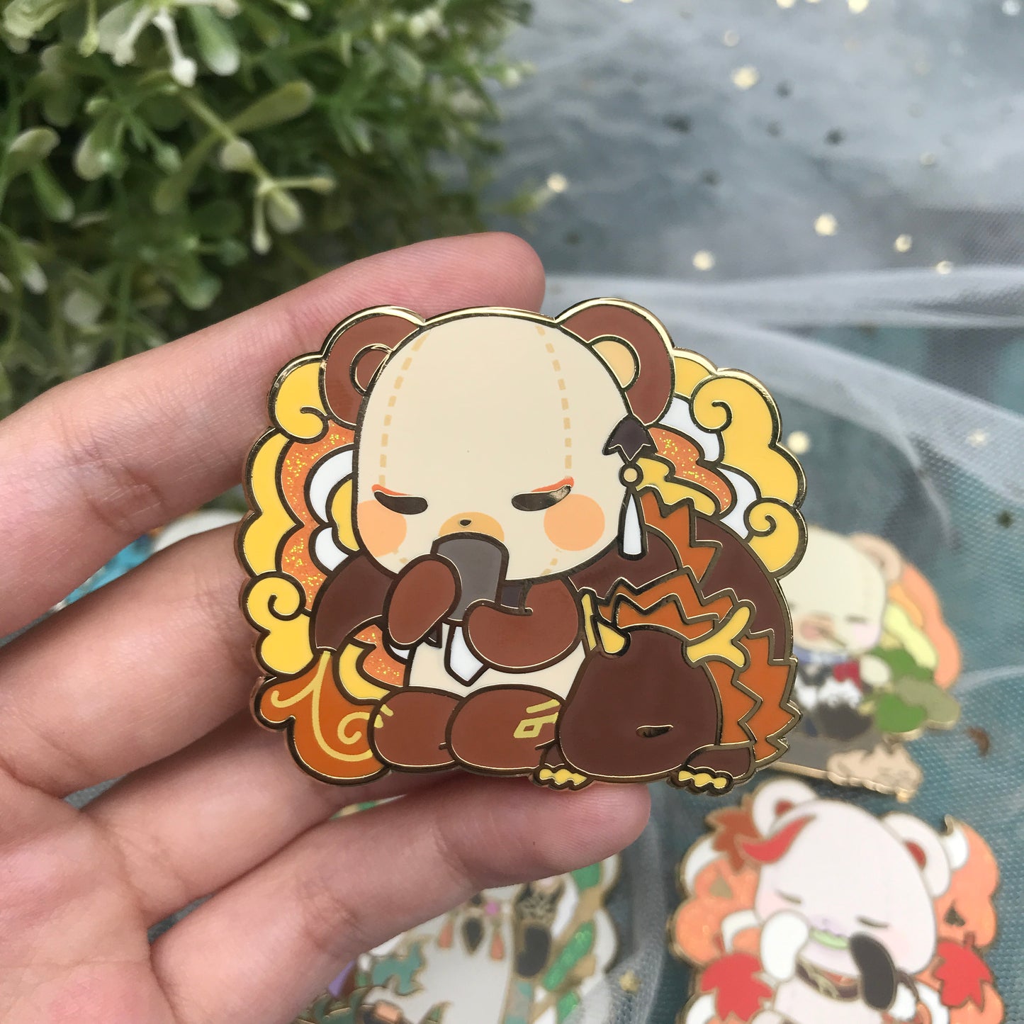 Bears of Teyvat Enamel Pin