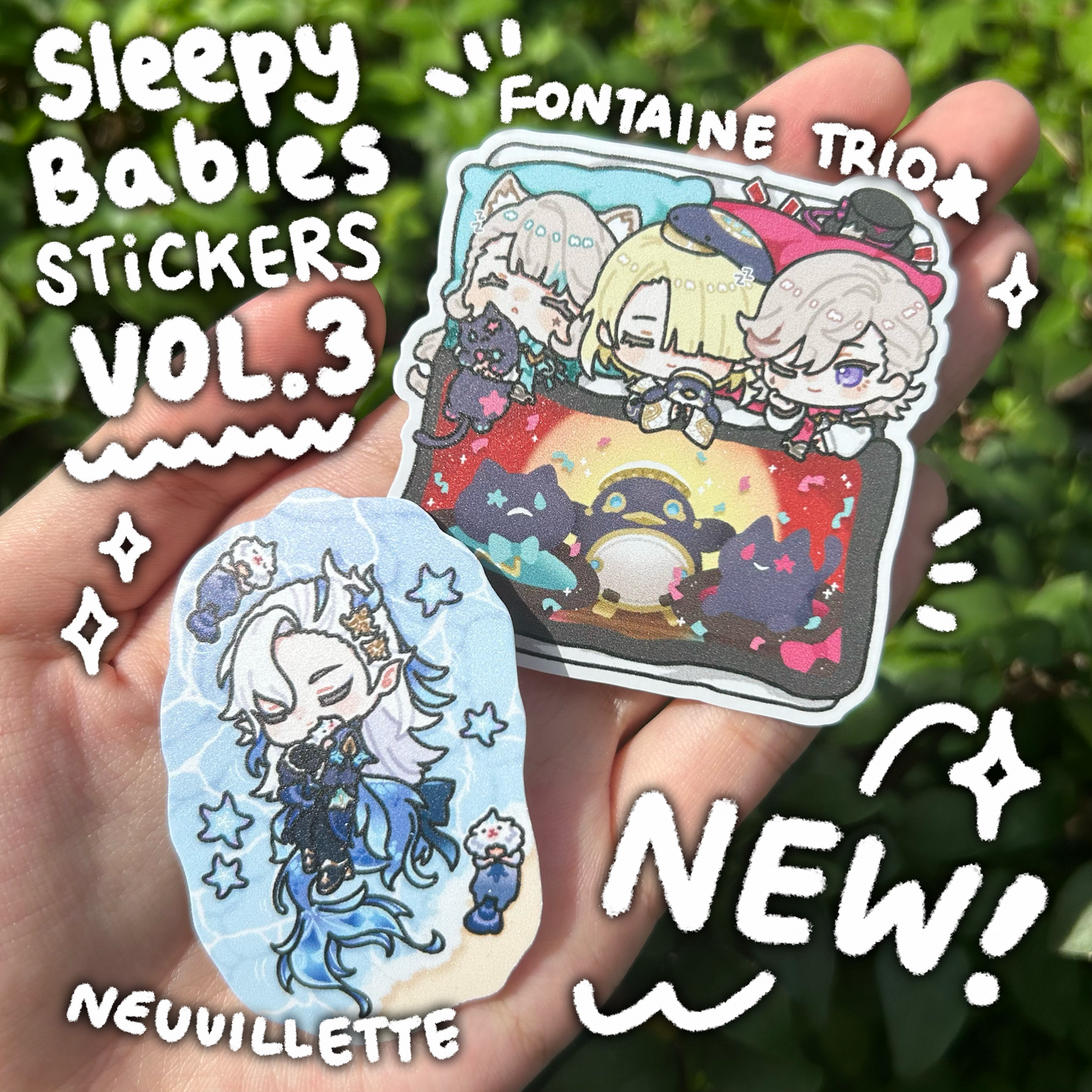 Genshin Sleepy Babies VOL.3 Stickers