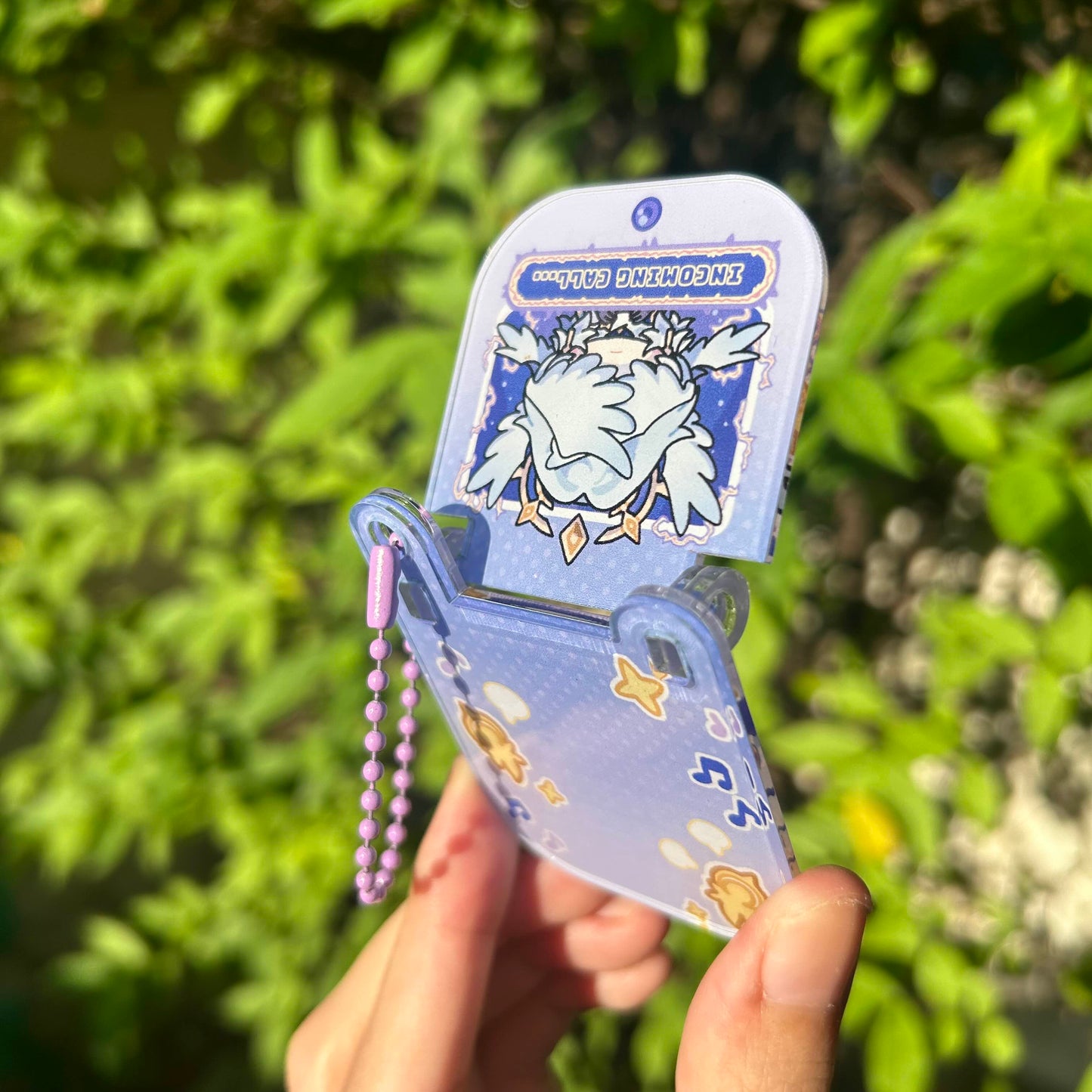 H:SR Sunday flipphone keychain