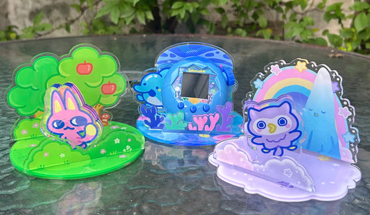 Tamagotchi paradise standee