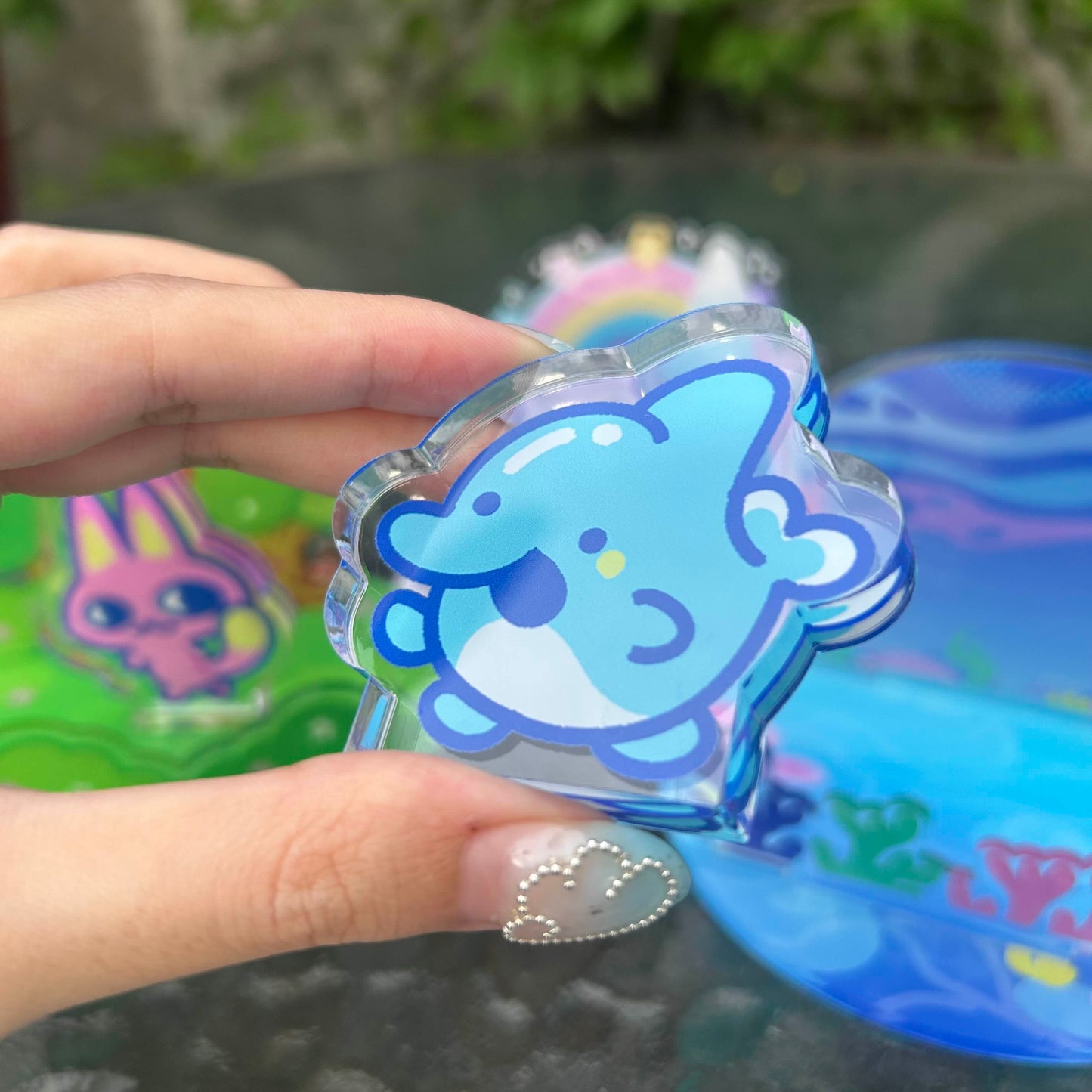 Tamagotchi paradise standee