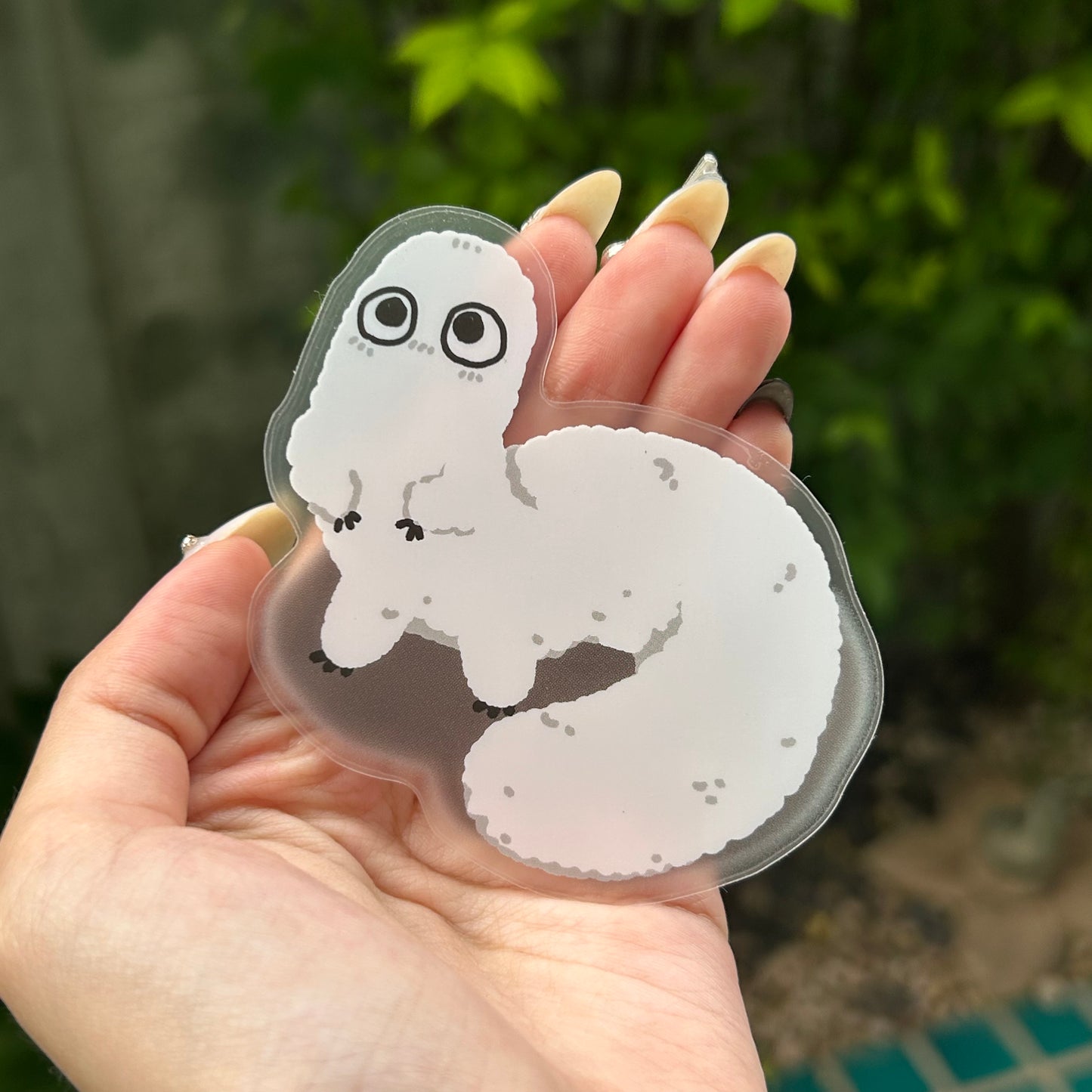brushbug big transparent sticker