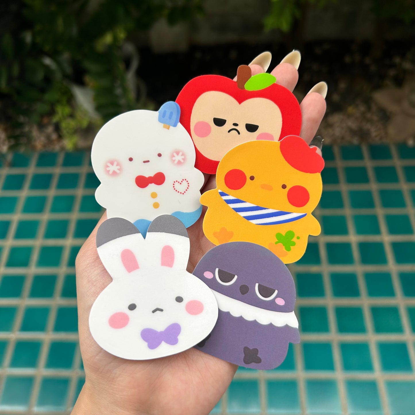 Love and Deep space Stickers